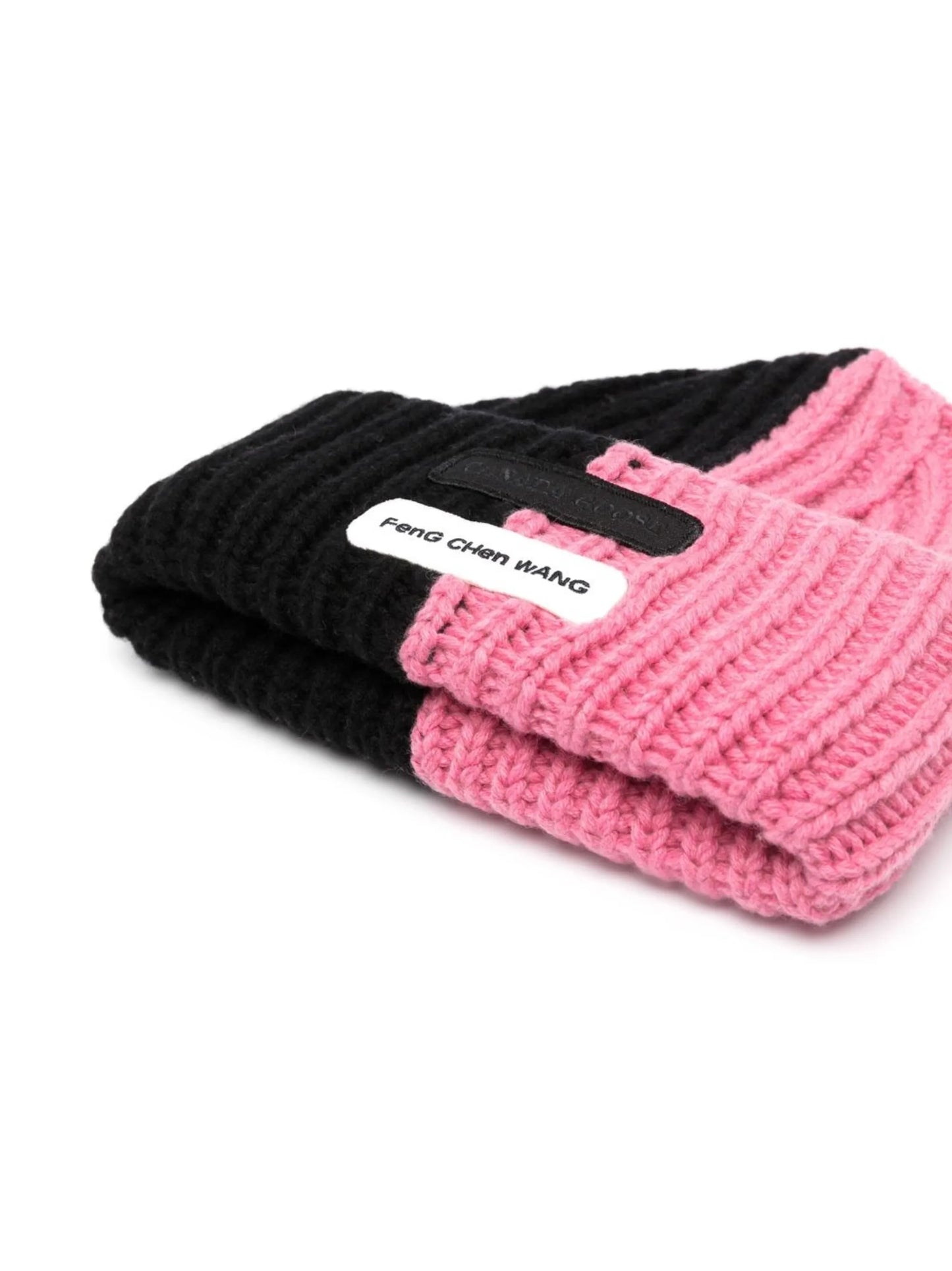 logo-patch colour-block hat