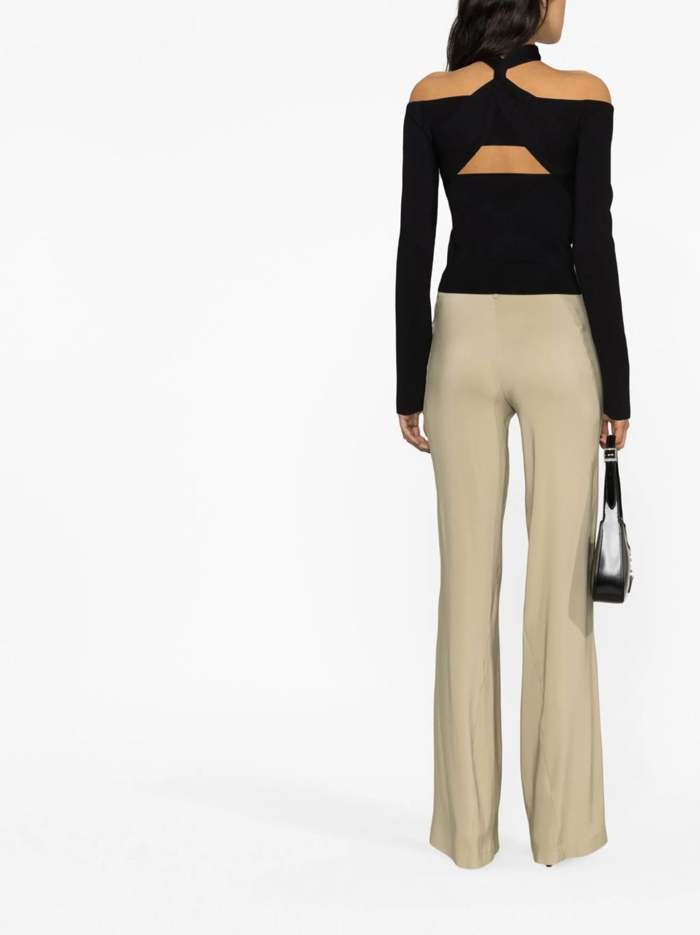 Denia cut-out detail long-sleeve top