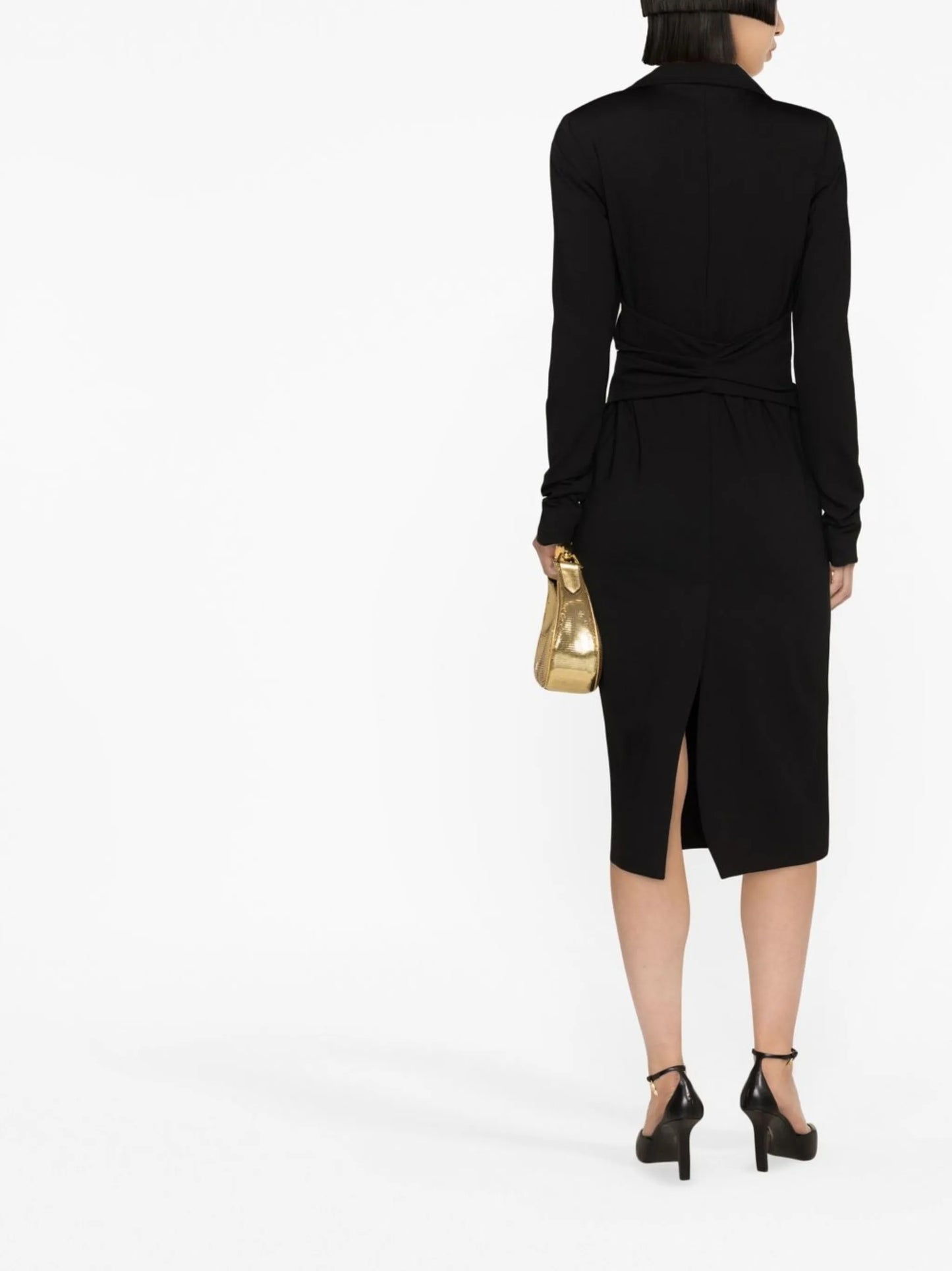 Moata long-sleeved midi dress