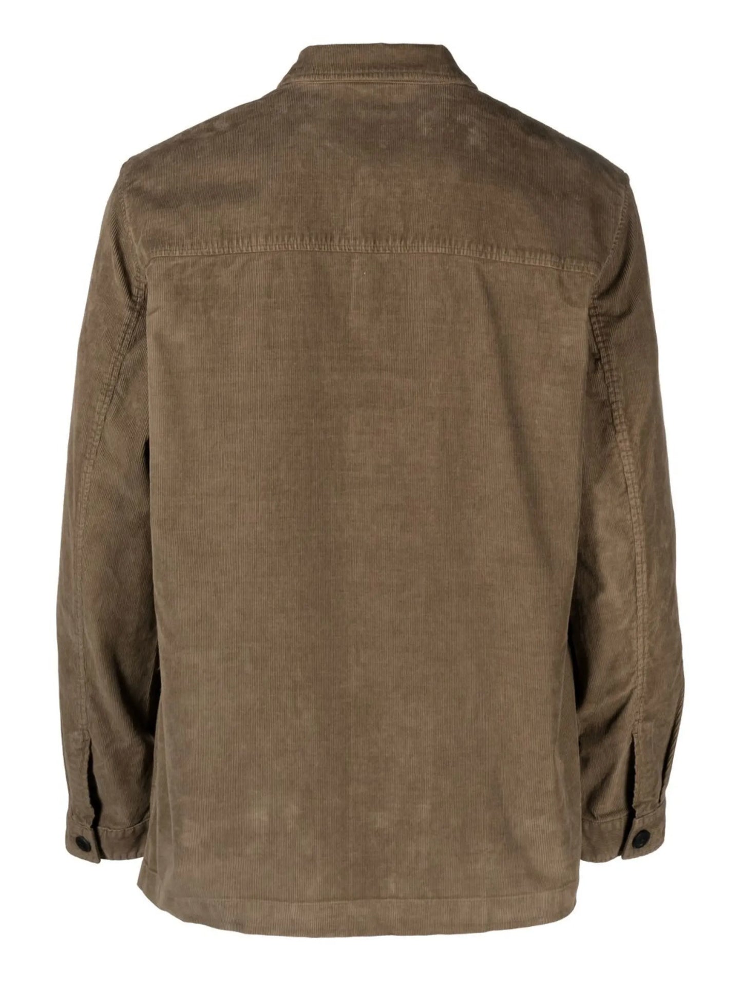 button-up corduroy shirt jacket