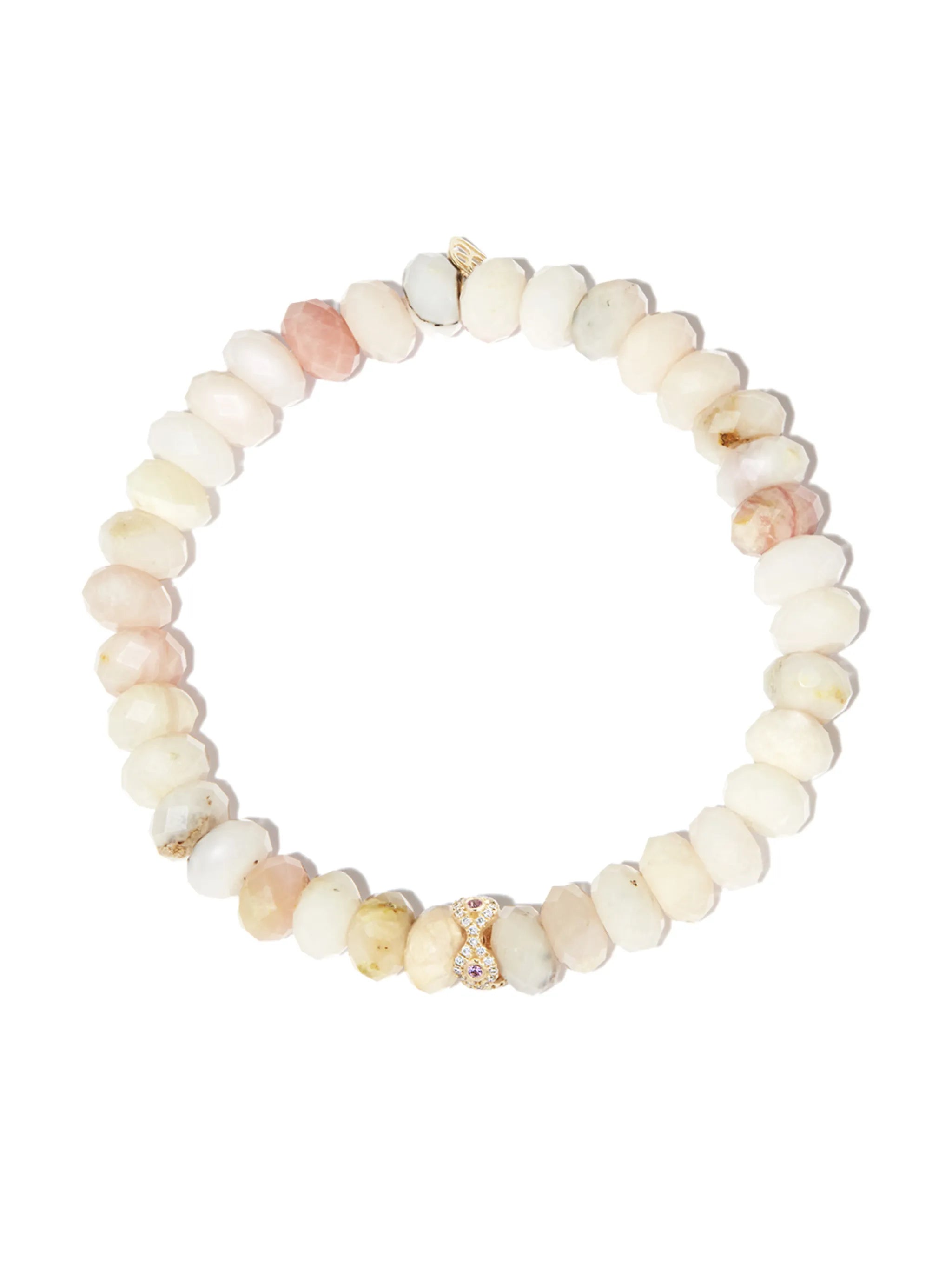 14kt yellow gold Evil Eye opal bracelet