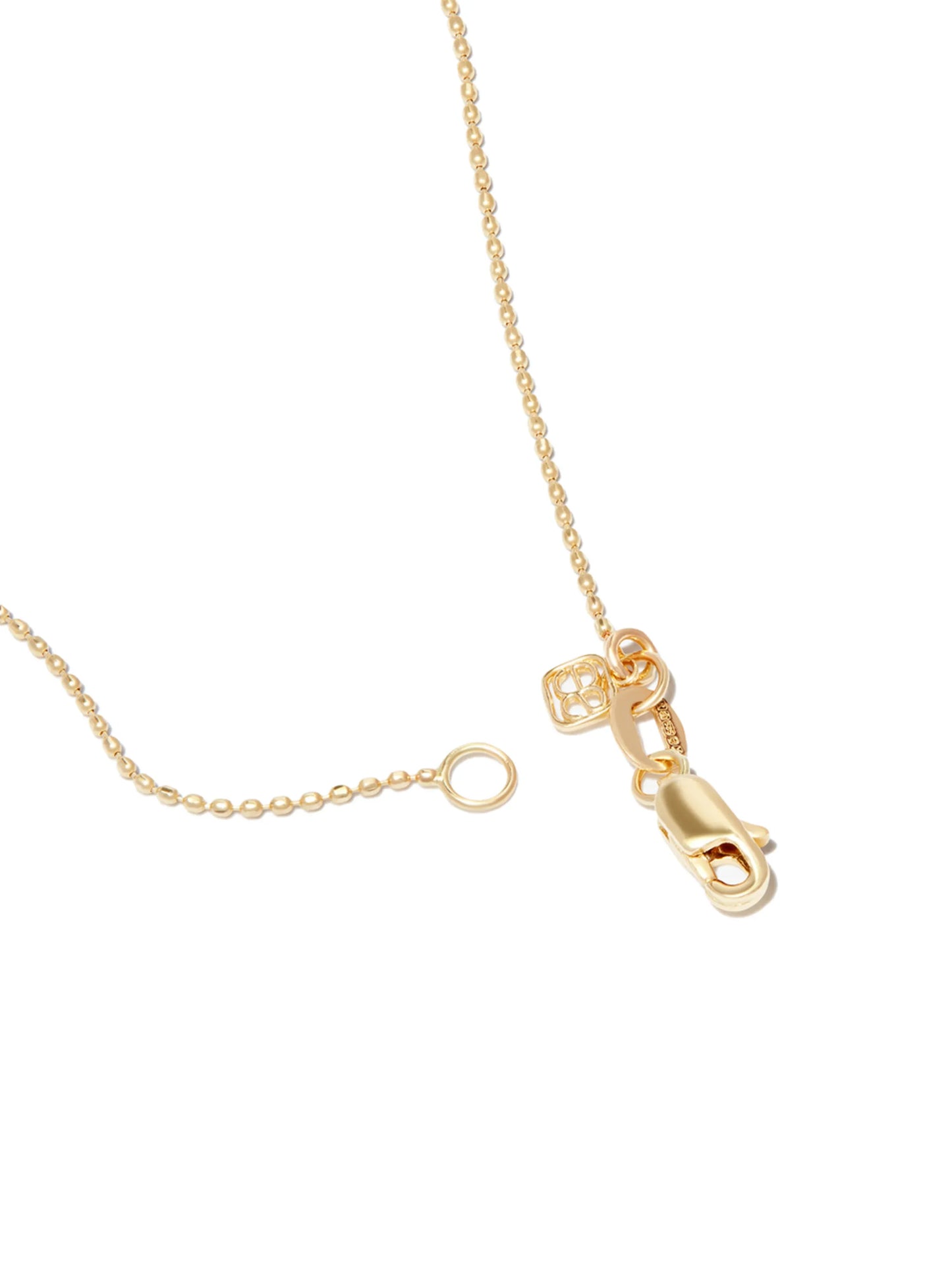 14kt yellow gold diamond pendant necklace