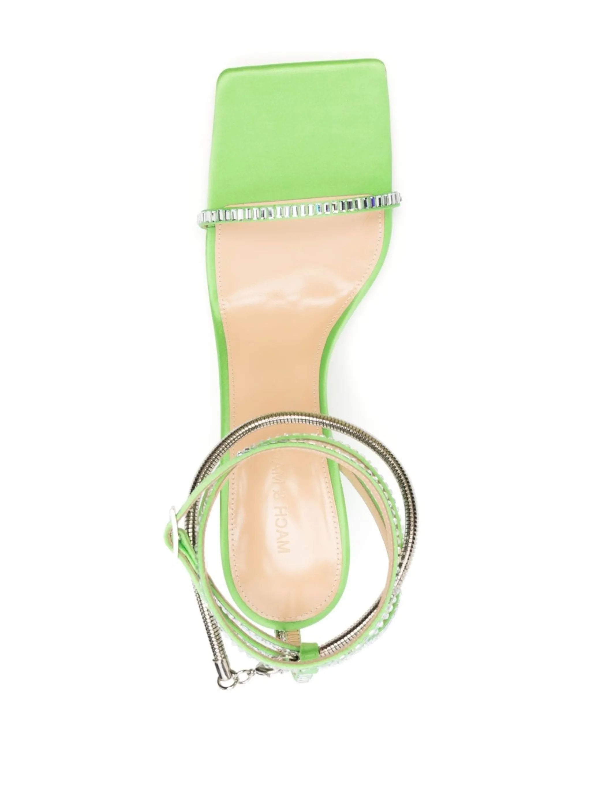 100mm crystal-embellished sandals