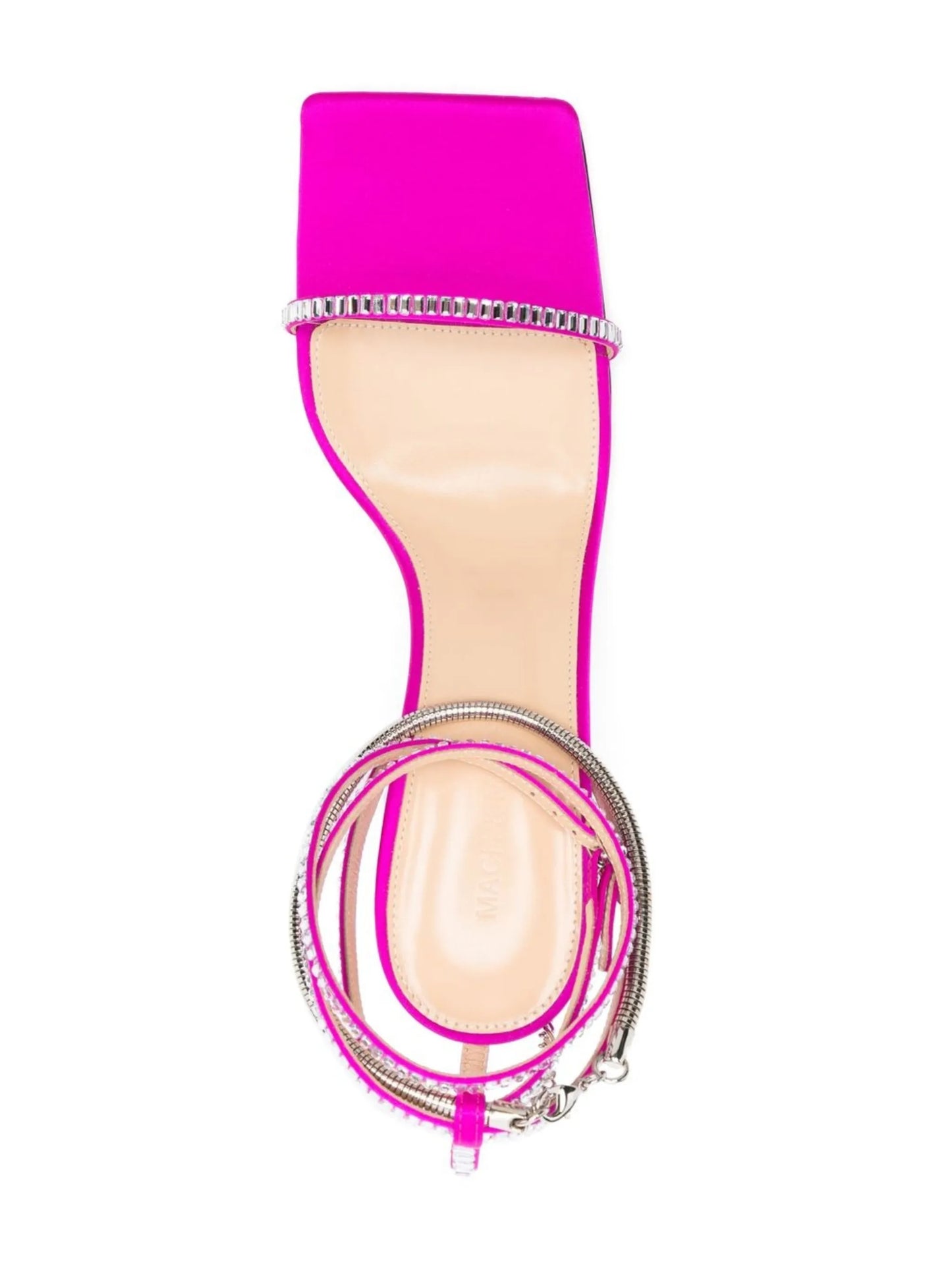 105mm square-toe sandals