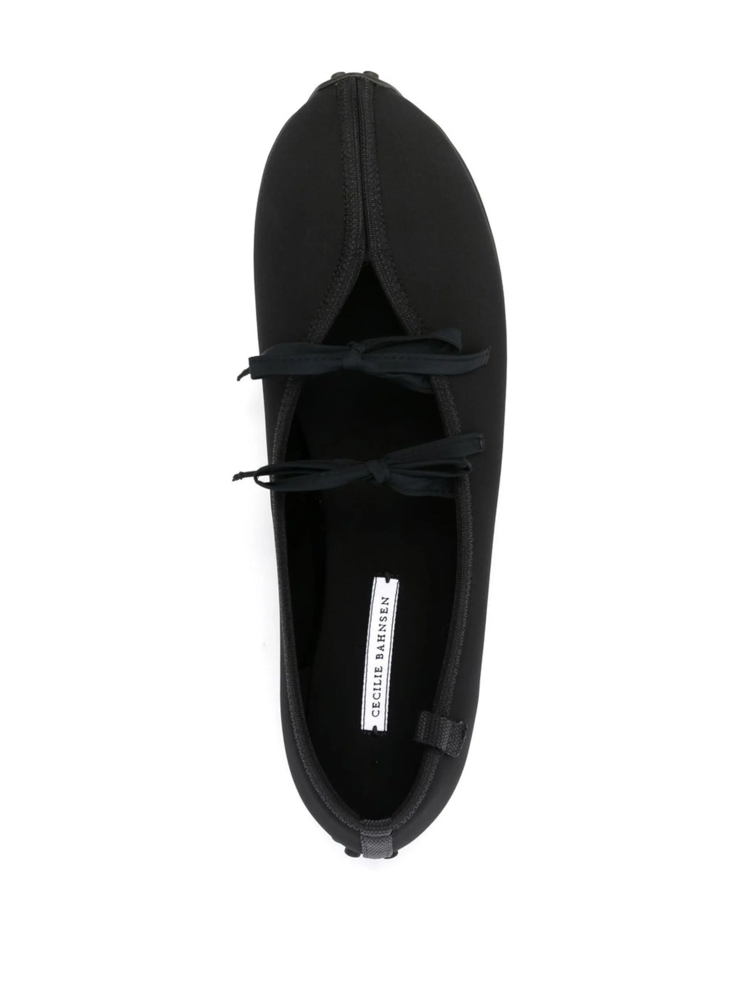 Sara bow-detail sneaker ballerinas