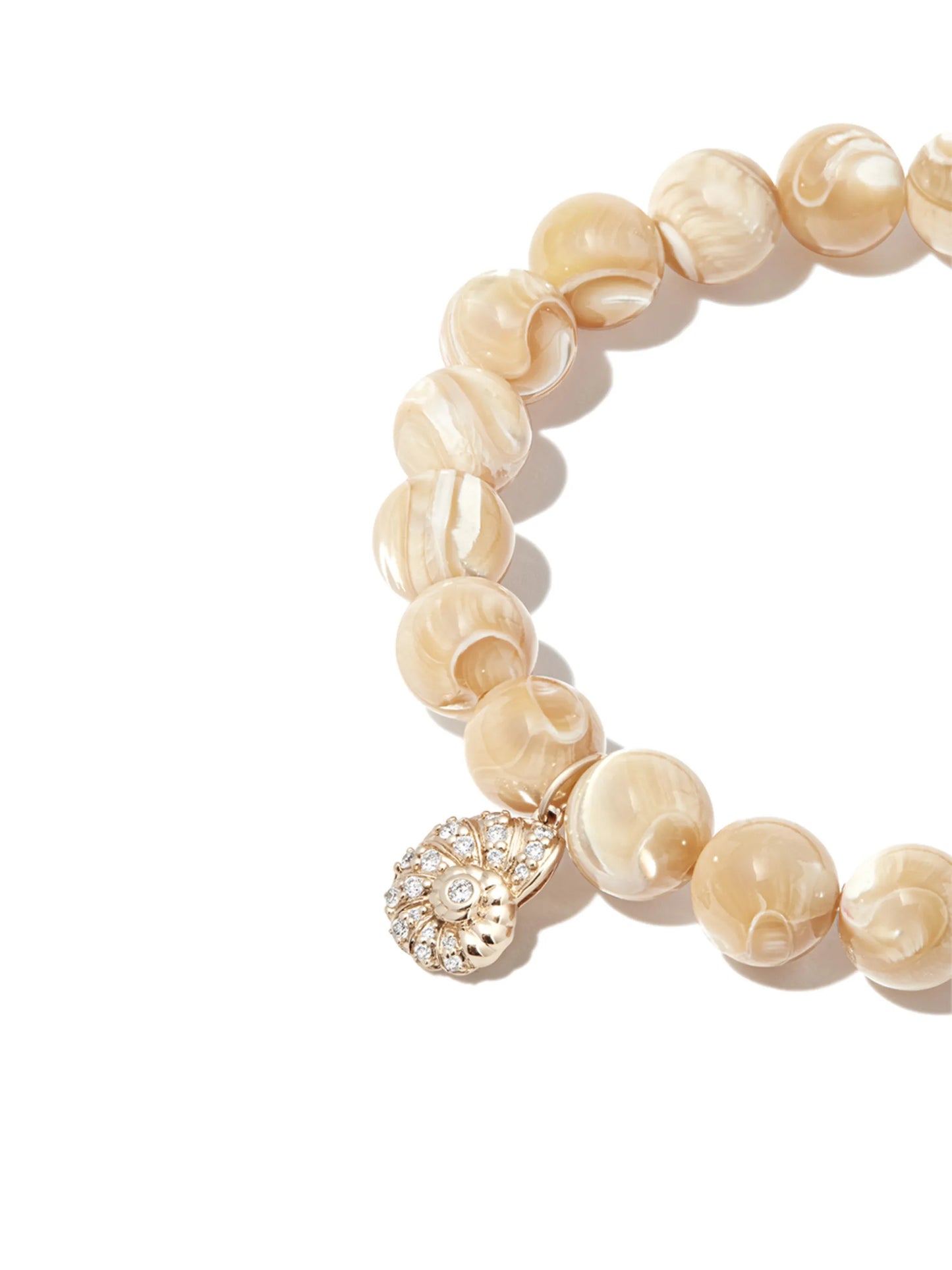 14kt yellow gold mother-of-pearl bracelet