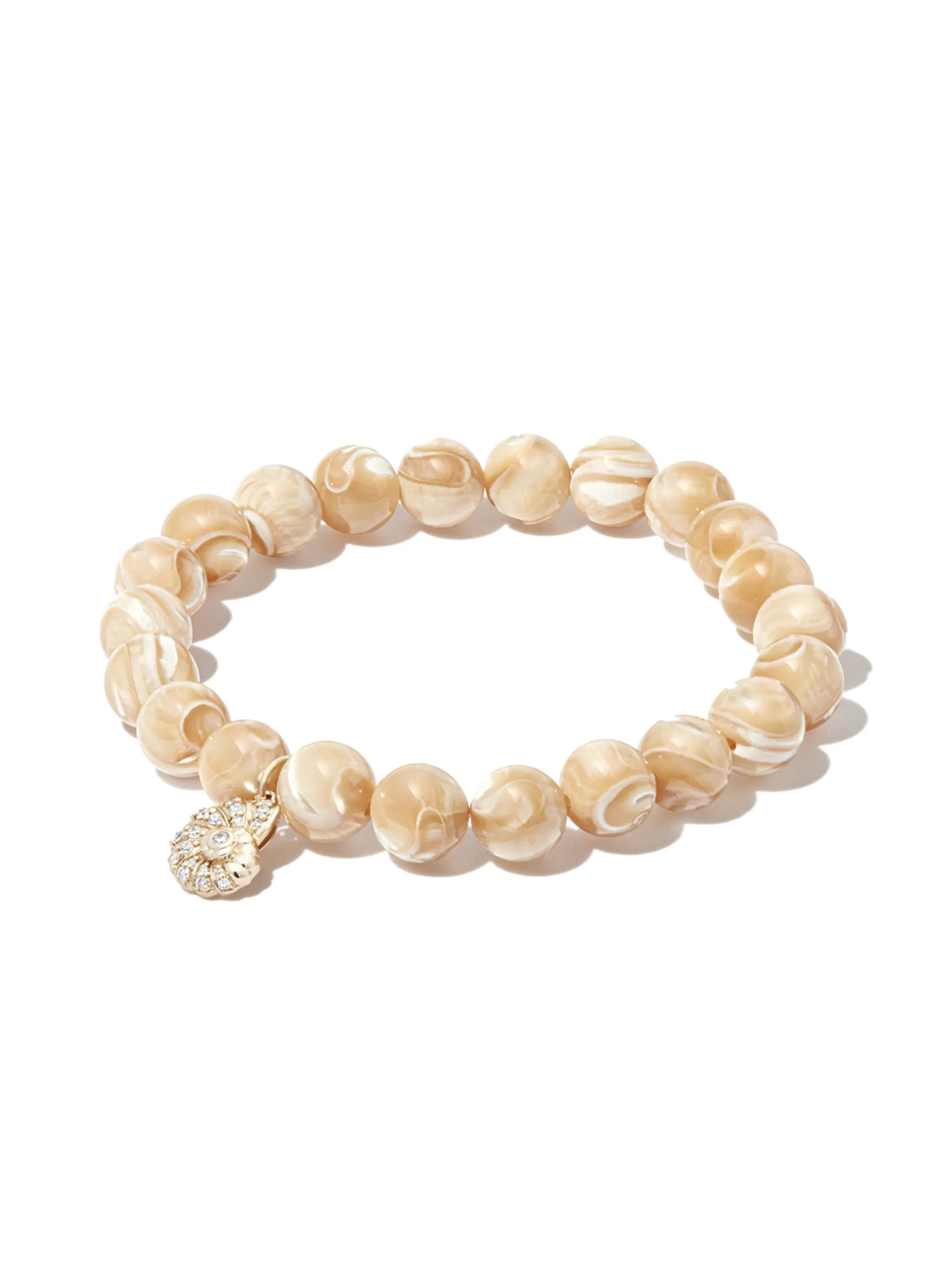 14kt yellow gold mother-of-pearl bracelet