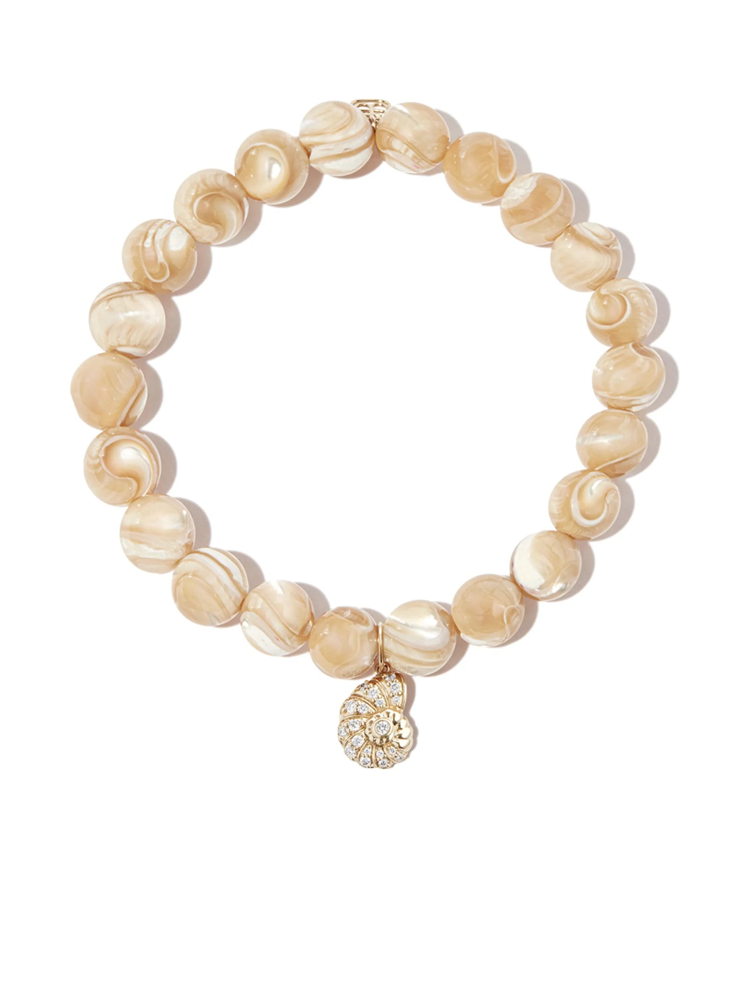 14kt yellow gold mother-of-pearl bracelet