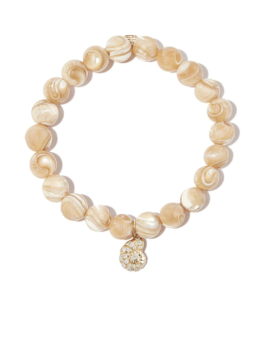 14kt yellow gold mother-of-pearl bracelet