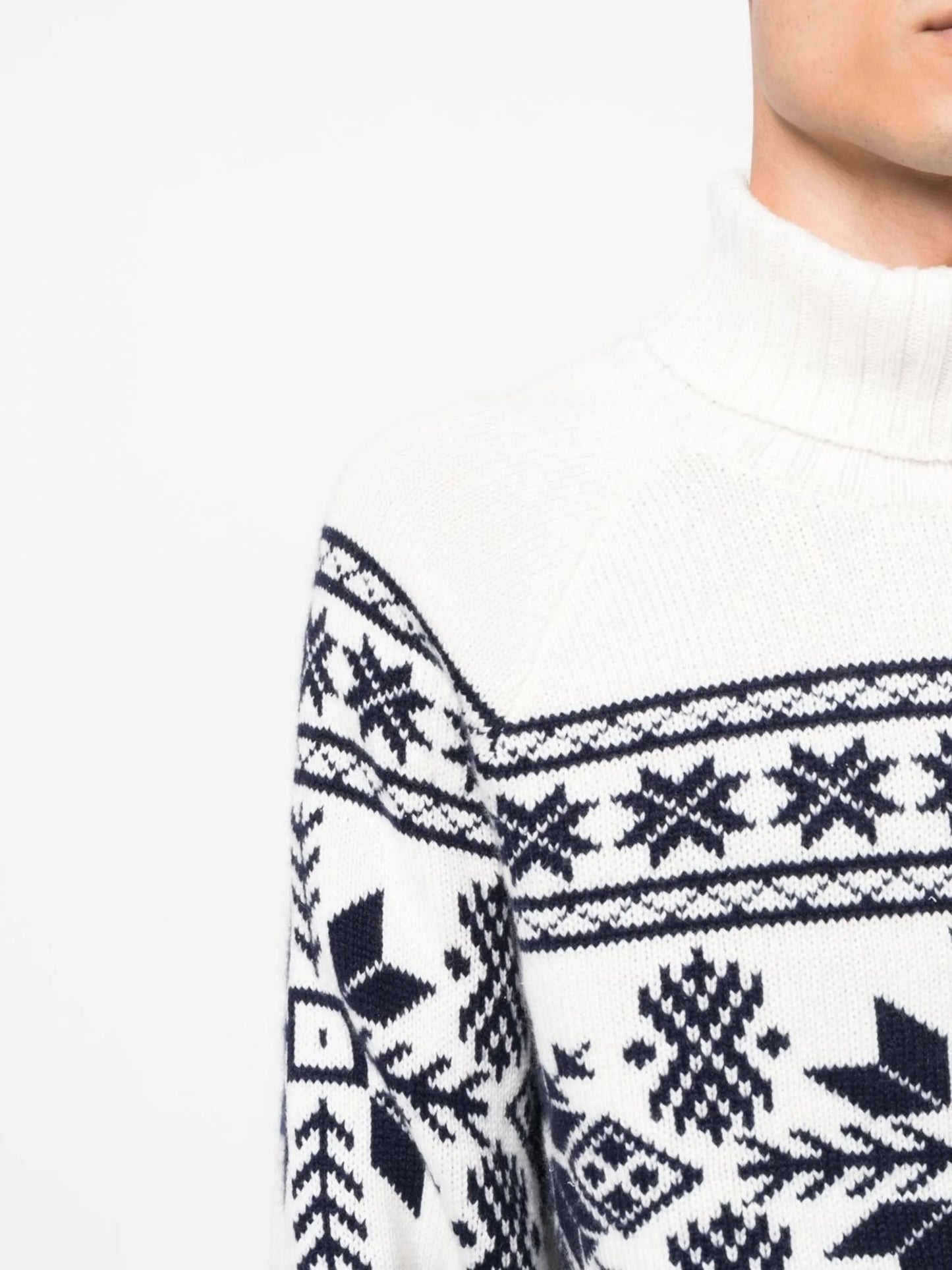 cashmere roll-neck jumper