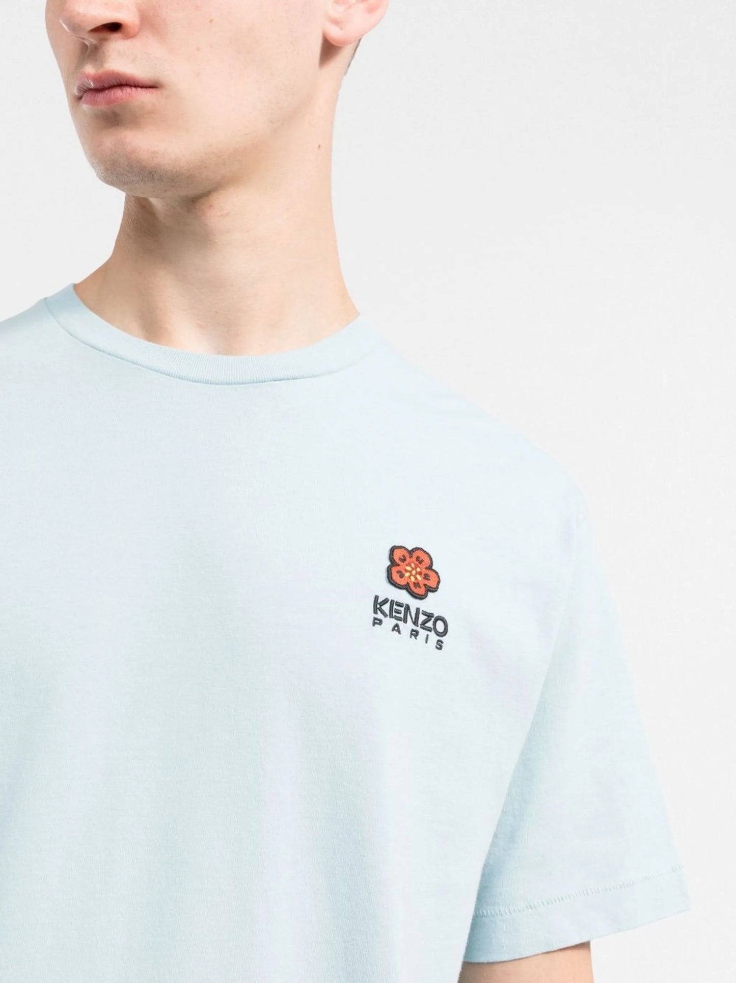 Boke Flower patch round-neck T-shirt