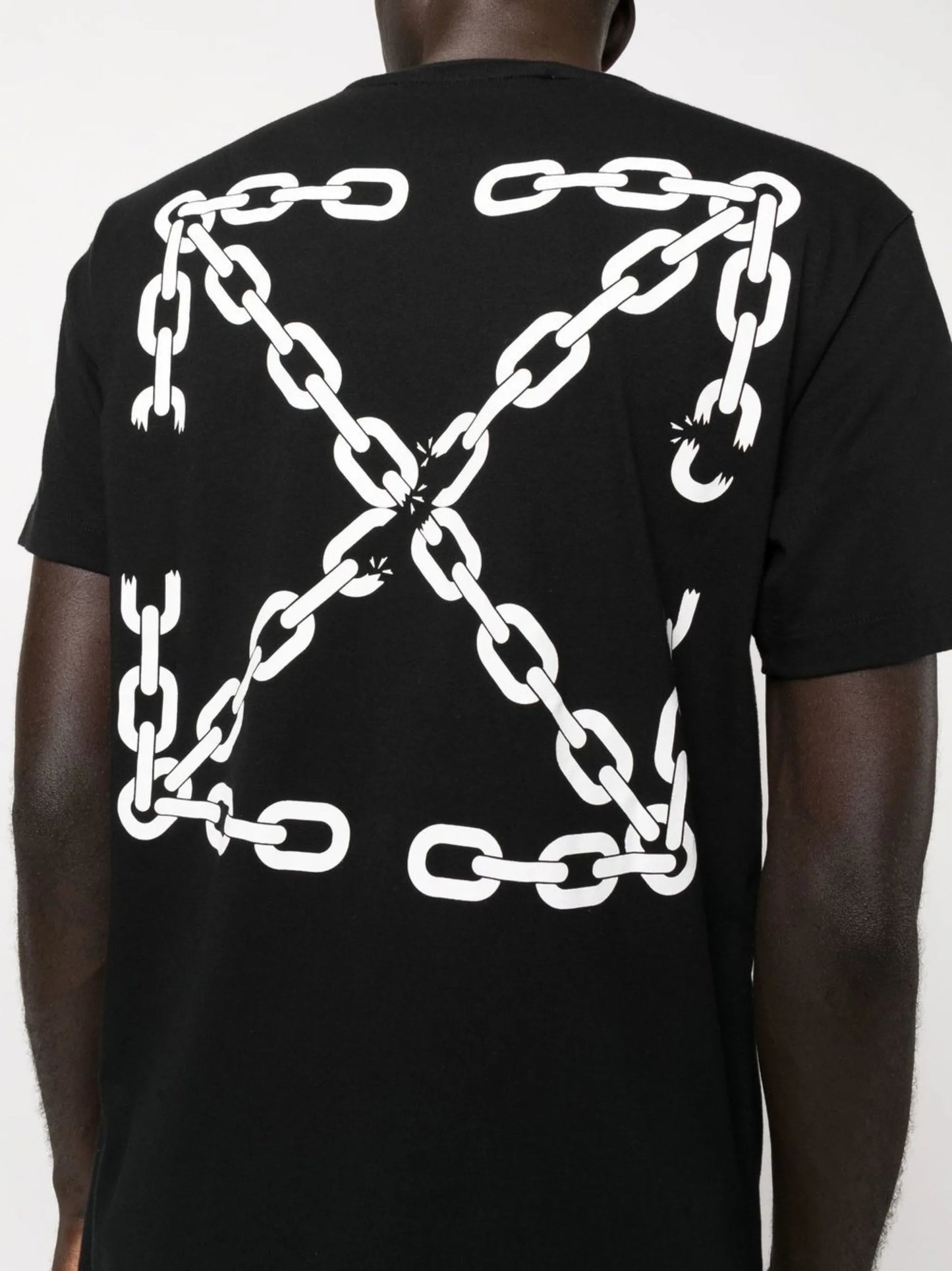 Chain Arrows-print T-shirt