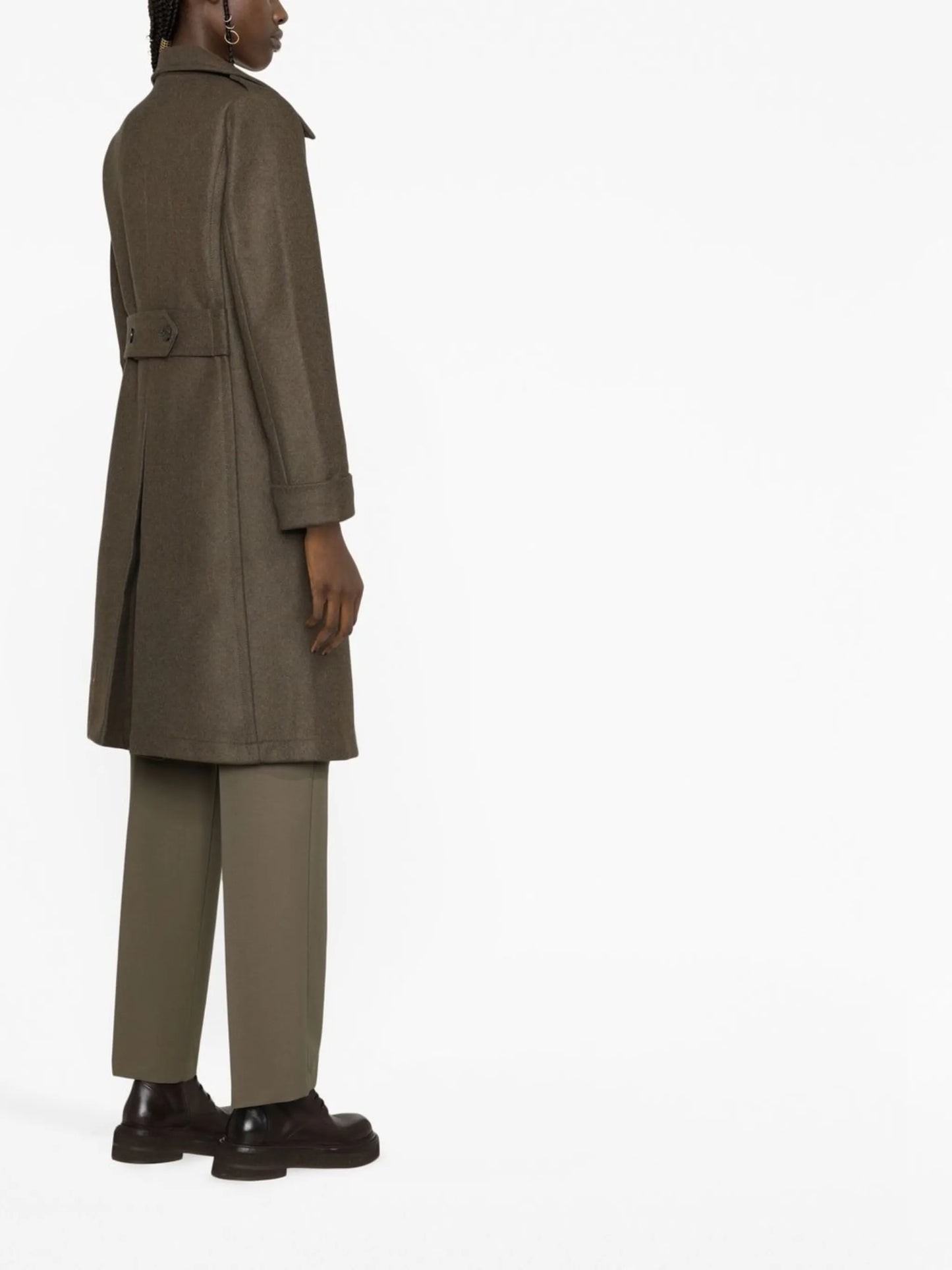 double-breasted coat