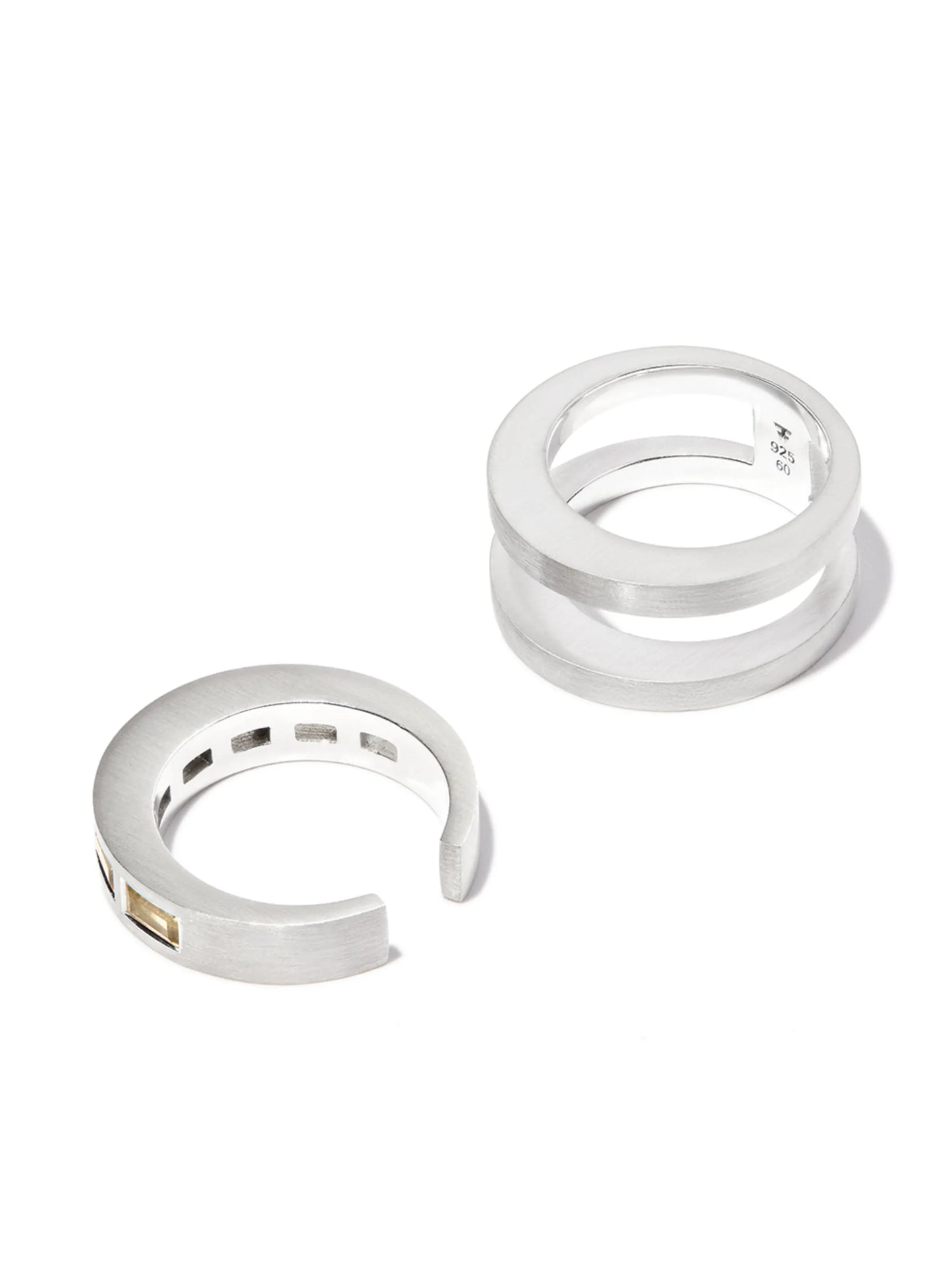 Double Arch quartz ring