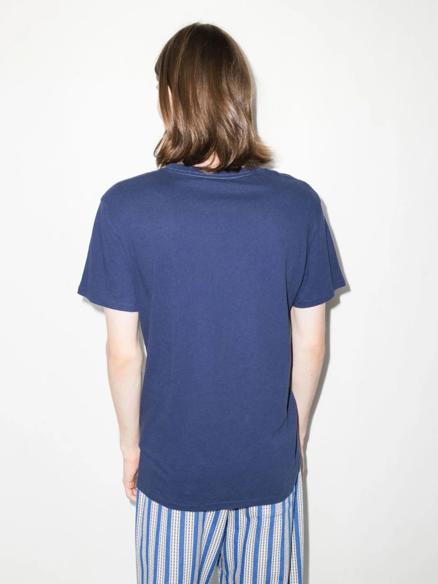 Lucio linen-blend T-shirt