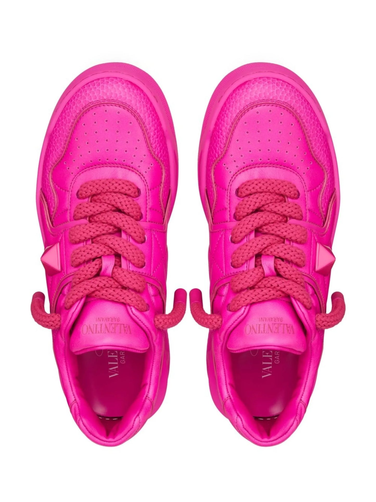 One Stud XL leather sneakers
