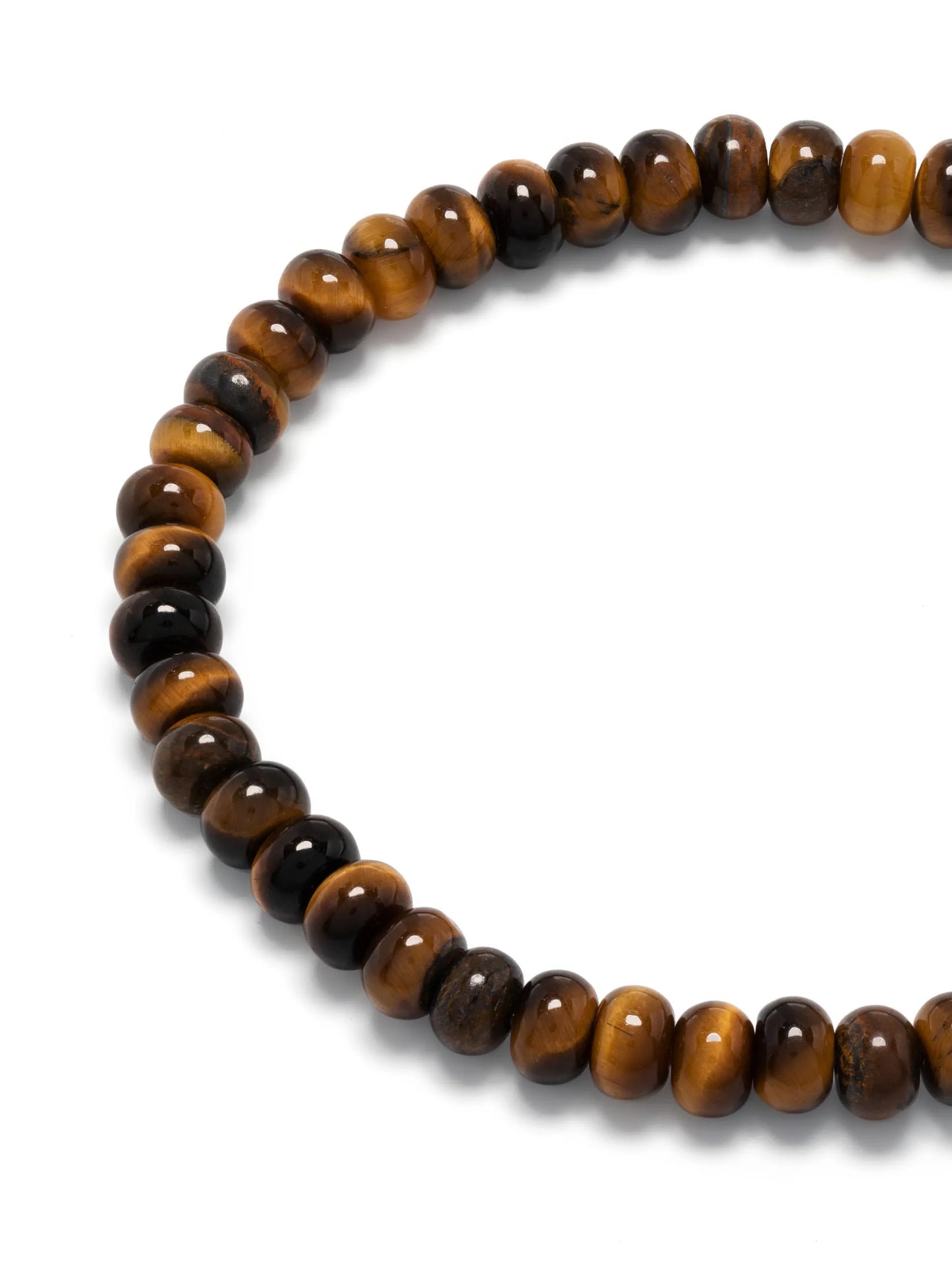 14kt yellow gold tiger eye ruby beaded bracelet