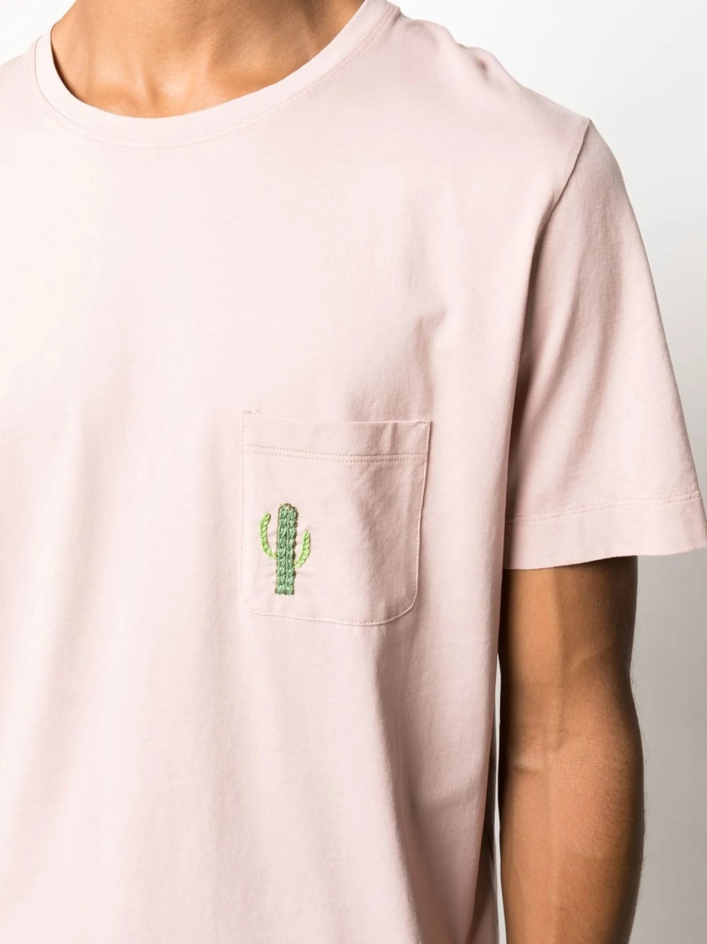 embroidered pocket T-shirt