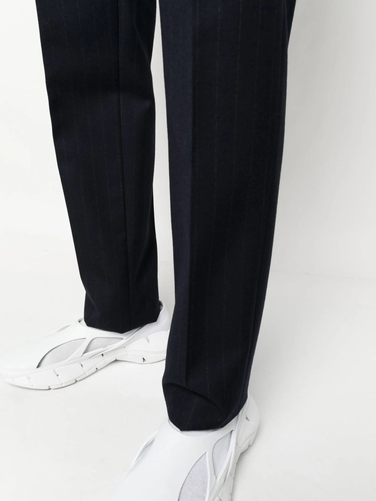 Kanye striped wool suit
