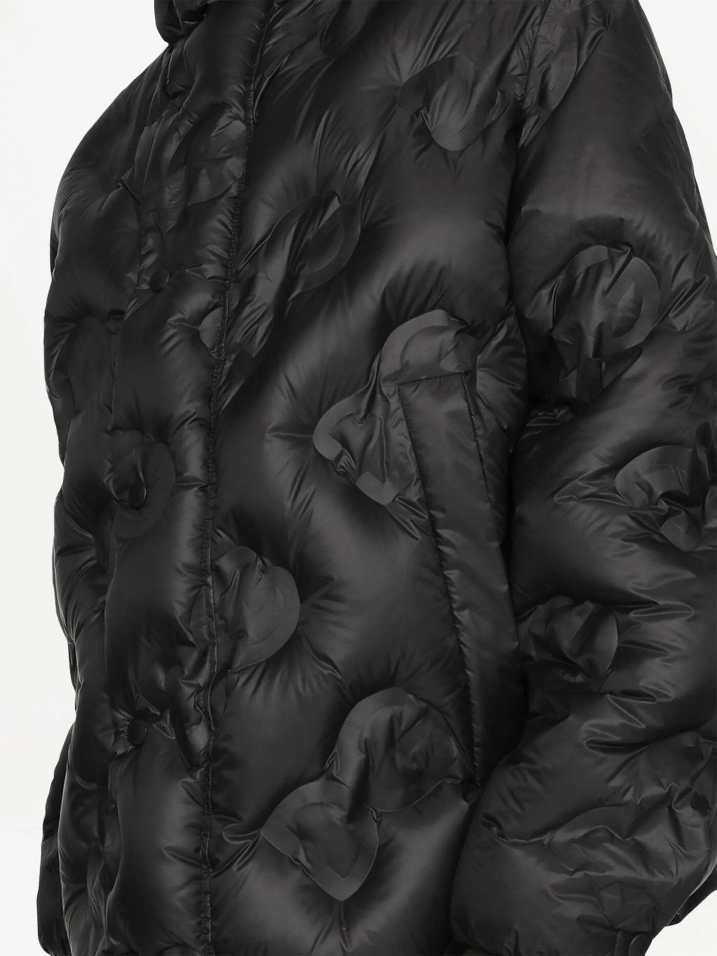 DG quilted hooded coat