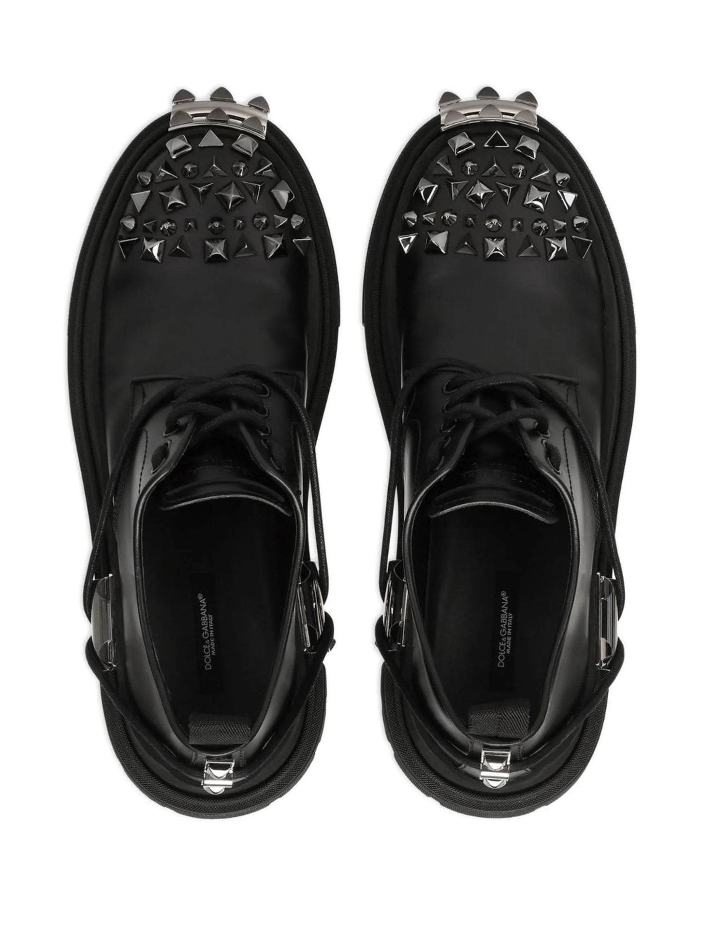 stud-detail Derby shoes