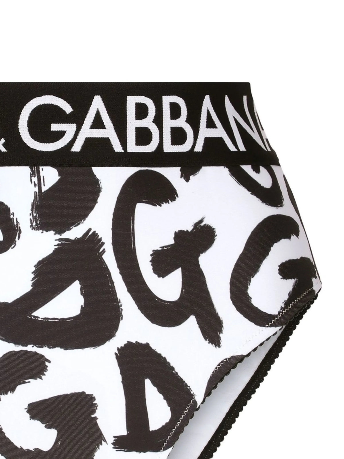 graffiti-print logo briefs