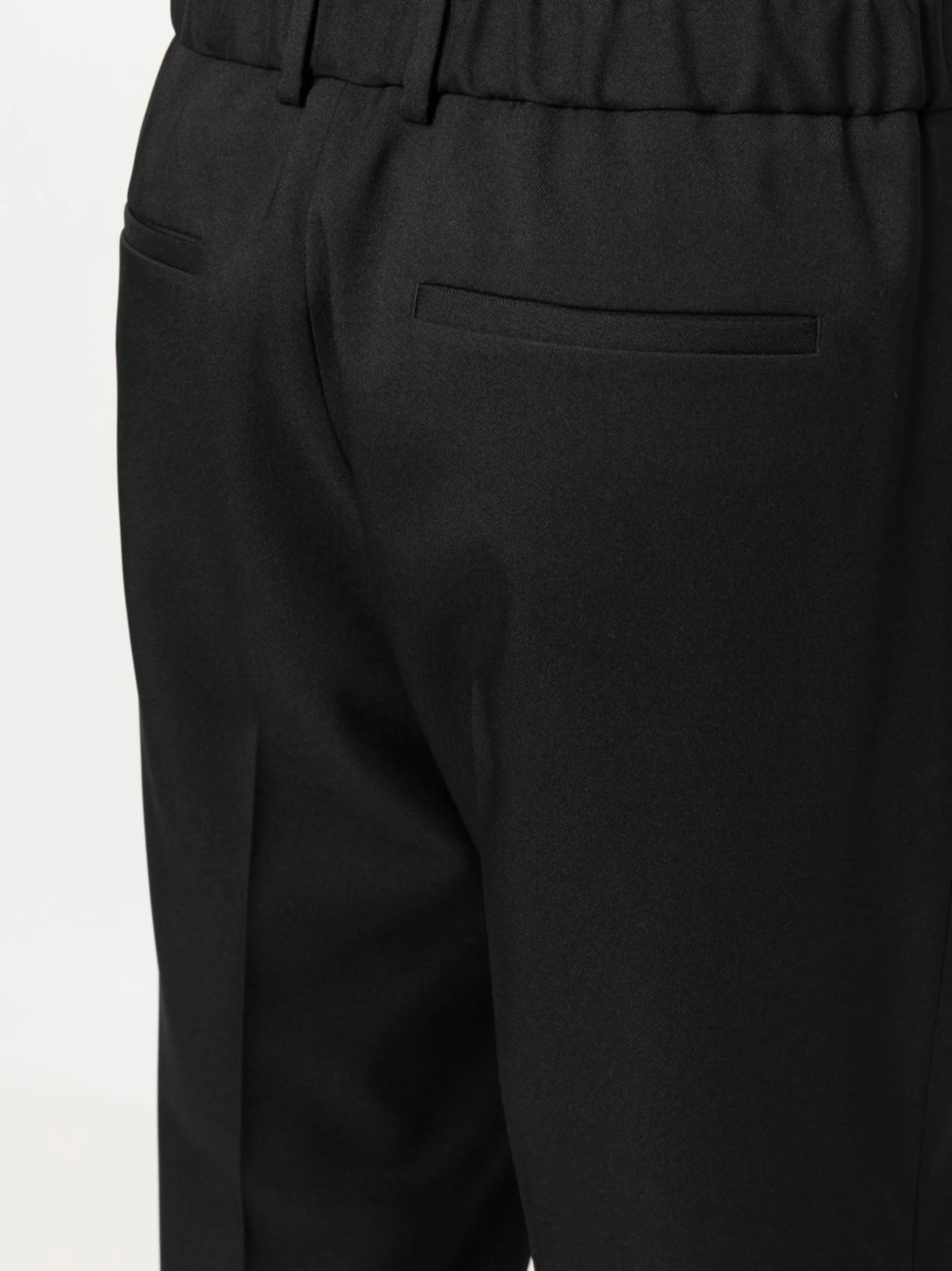 straight-leg tailored trousers