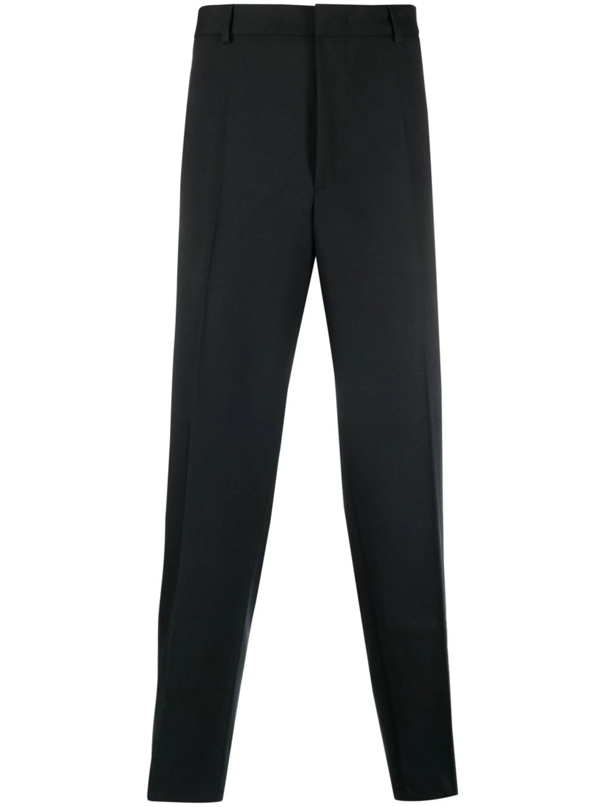 straight-leg tailored trousers