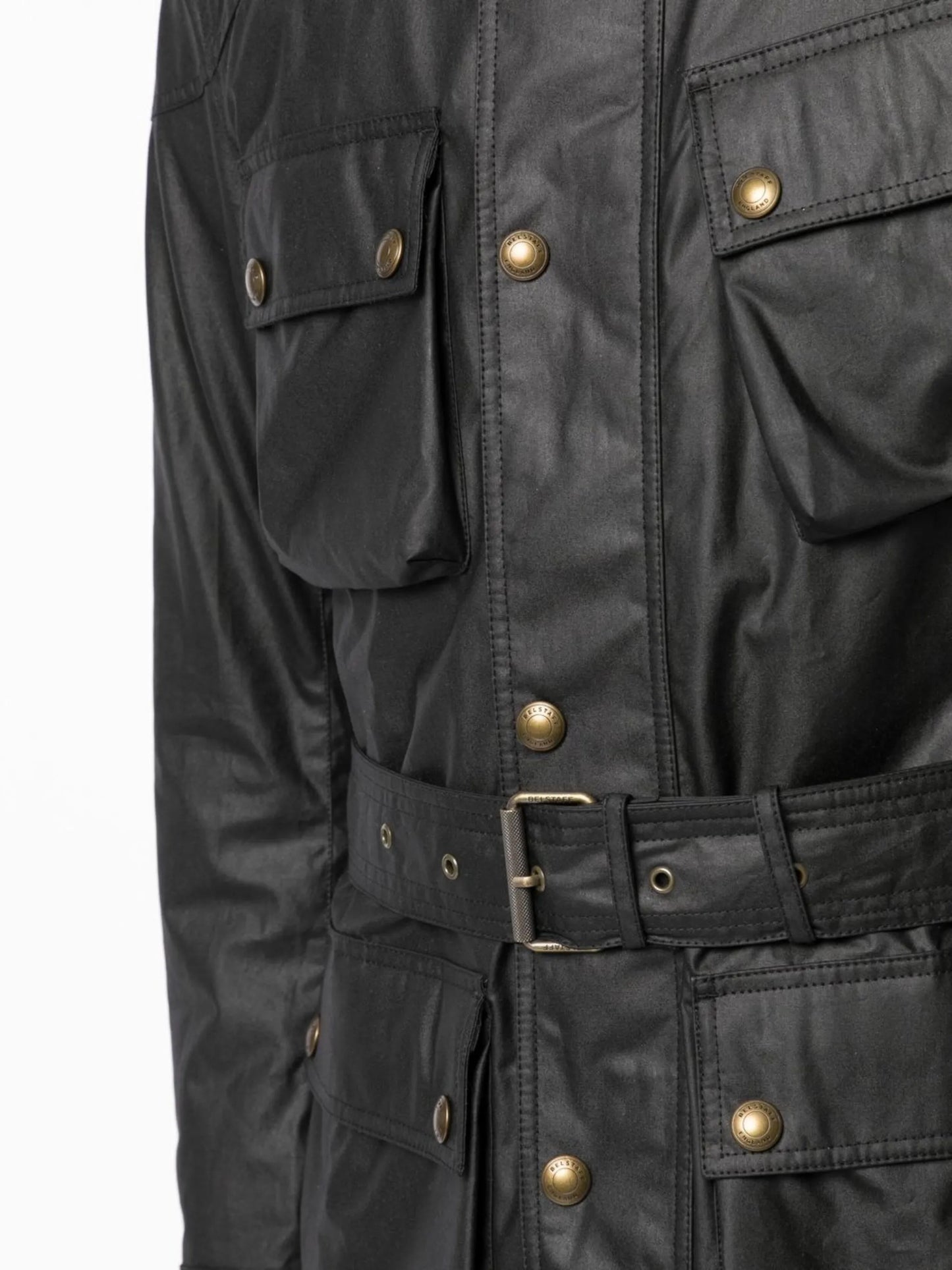 Trialmaster waxed cotton utility jacket