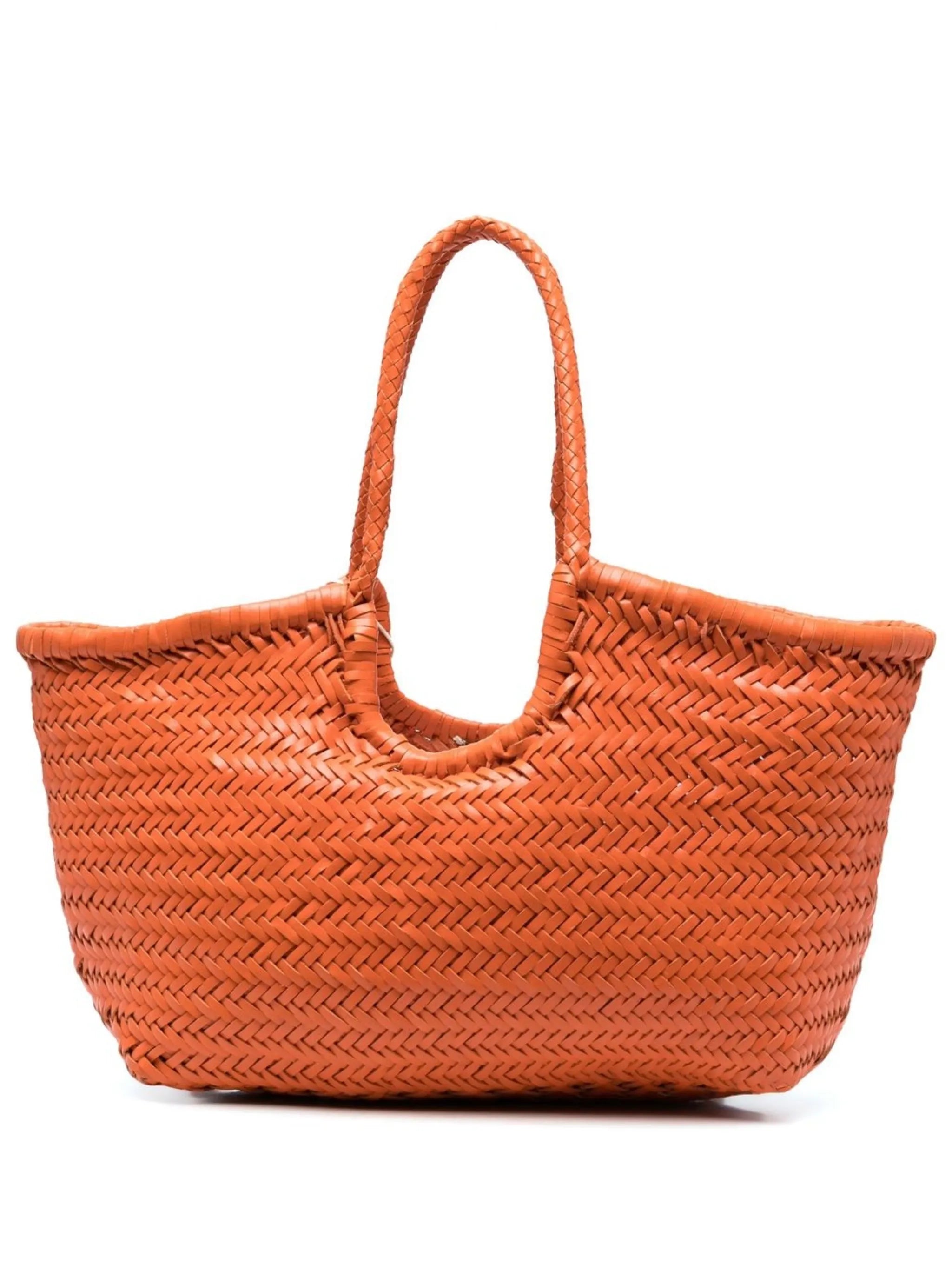 interwoven-design tote bag