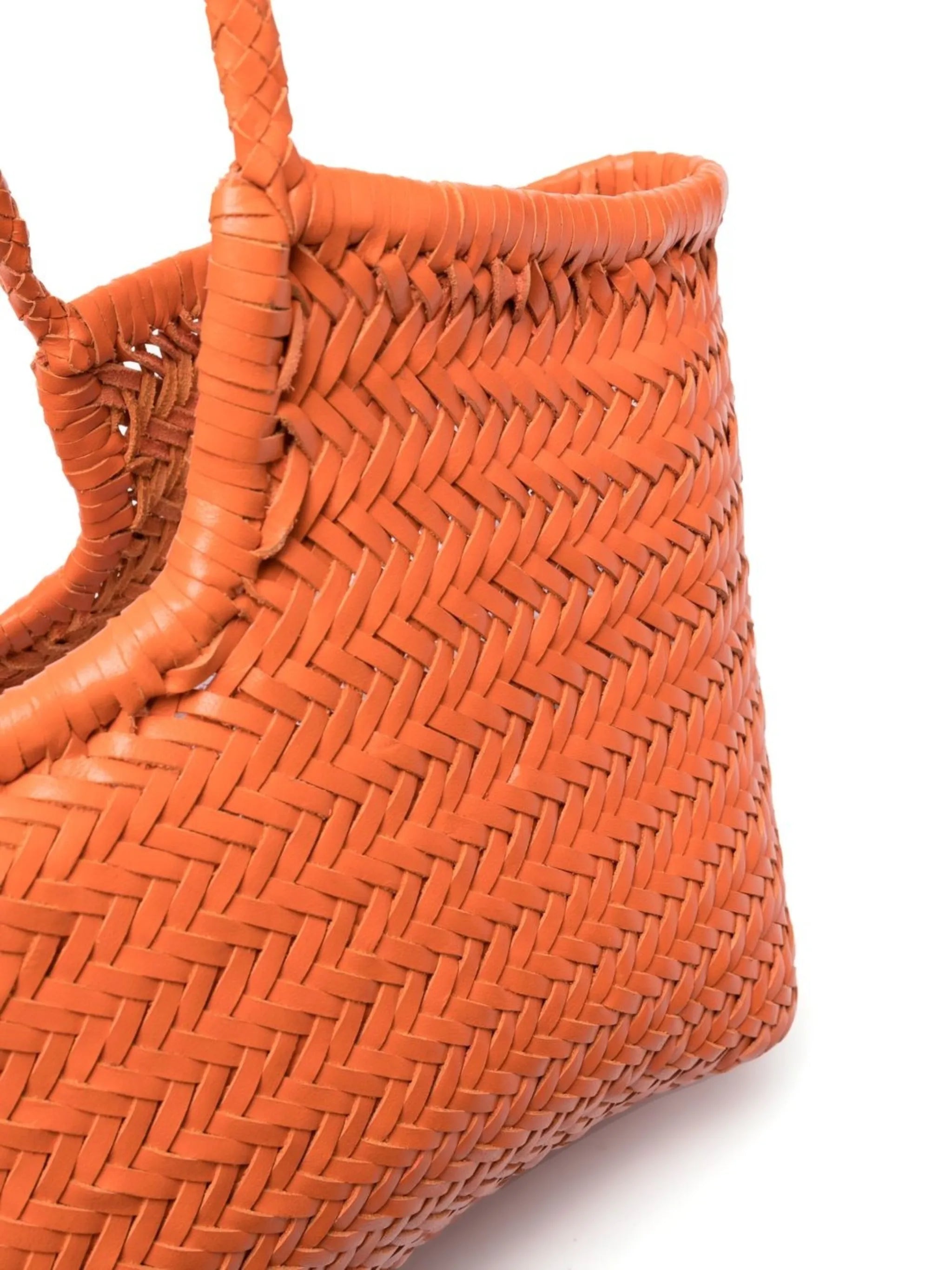 interwoven-design tote bag