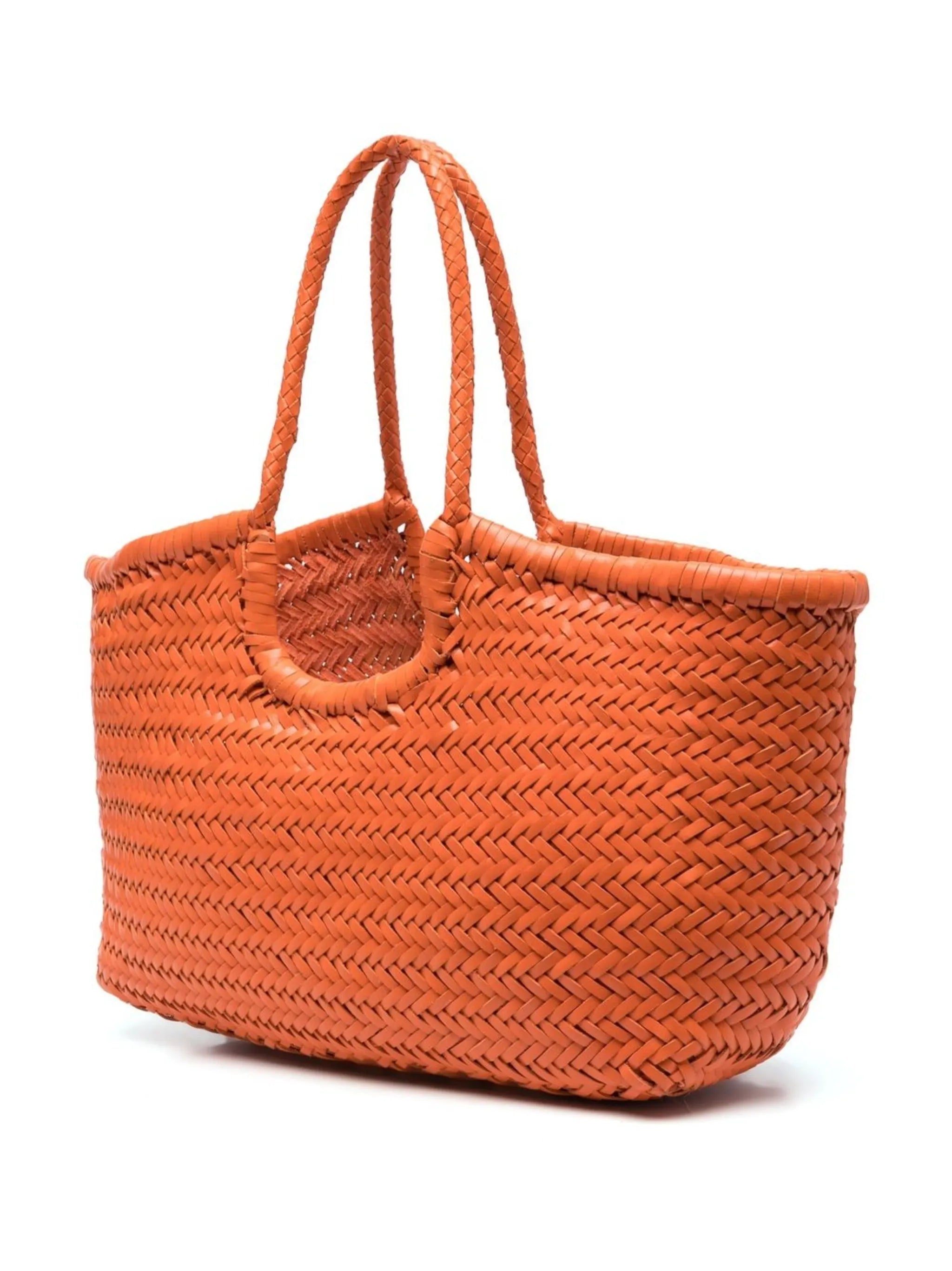 interwoven-design tote bag