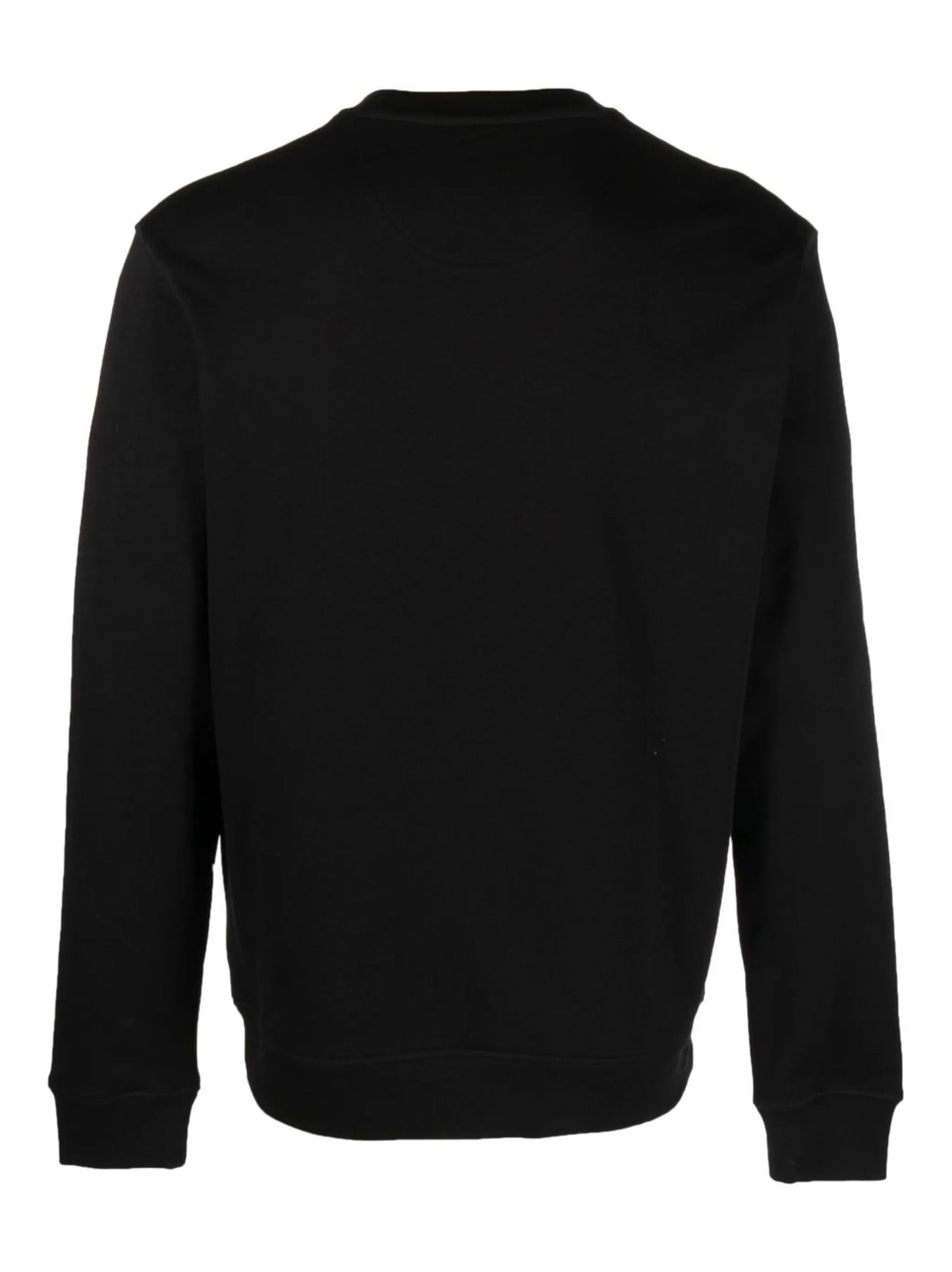 logo-print detail knit jumper