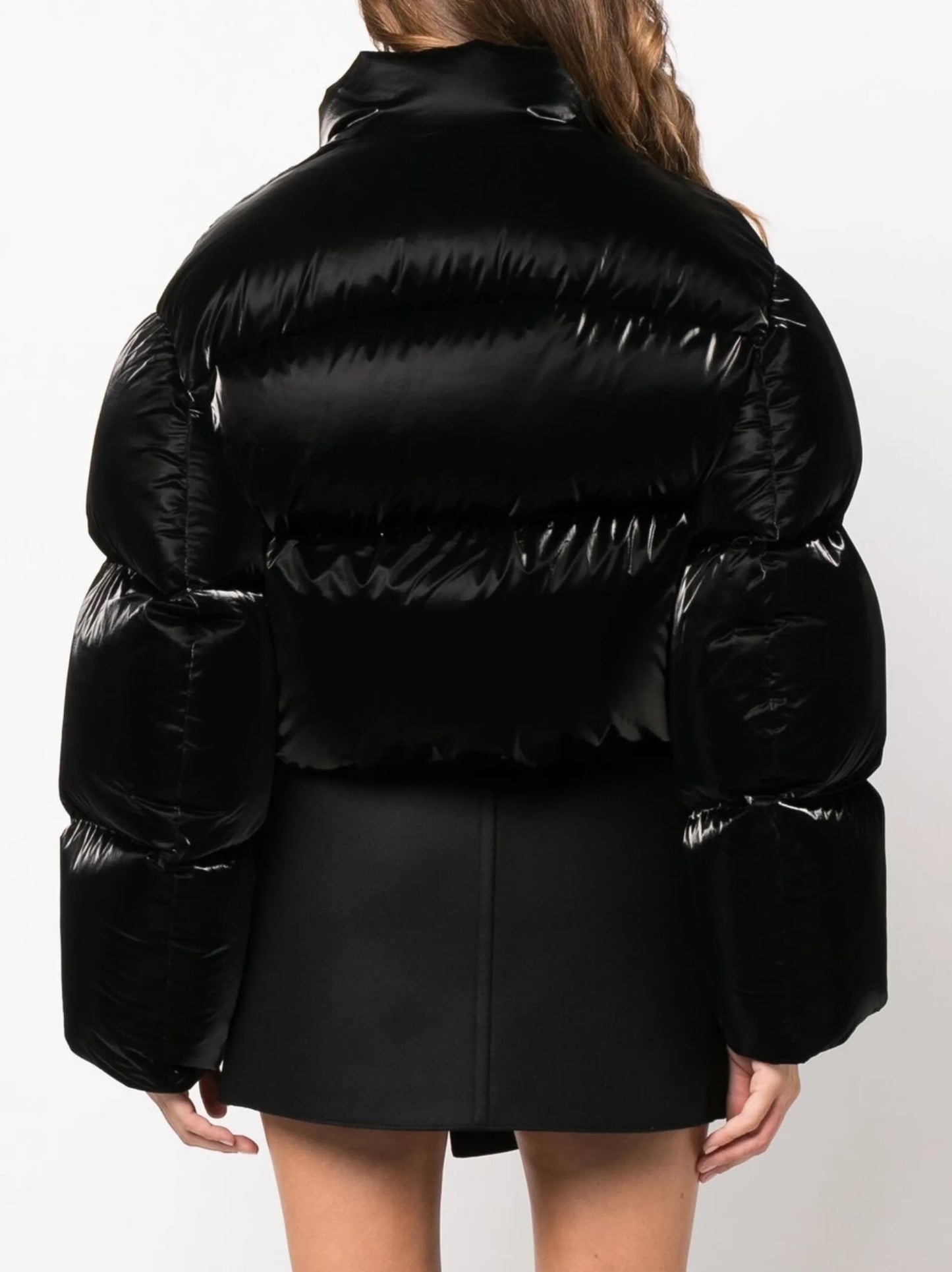 Fulman high-neck cropped puffer jacket