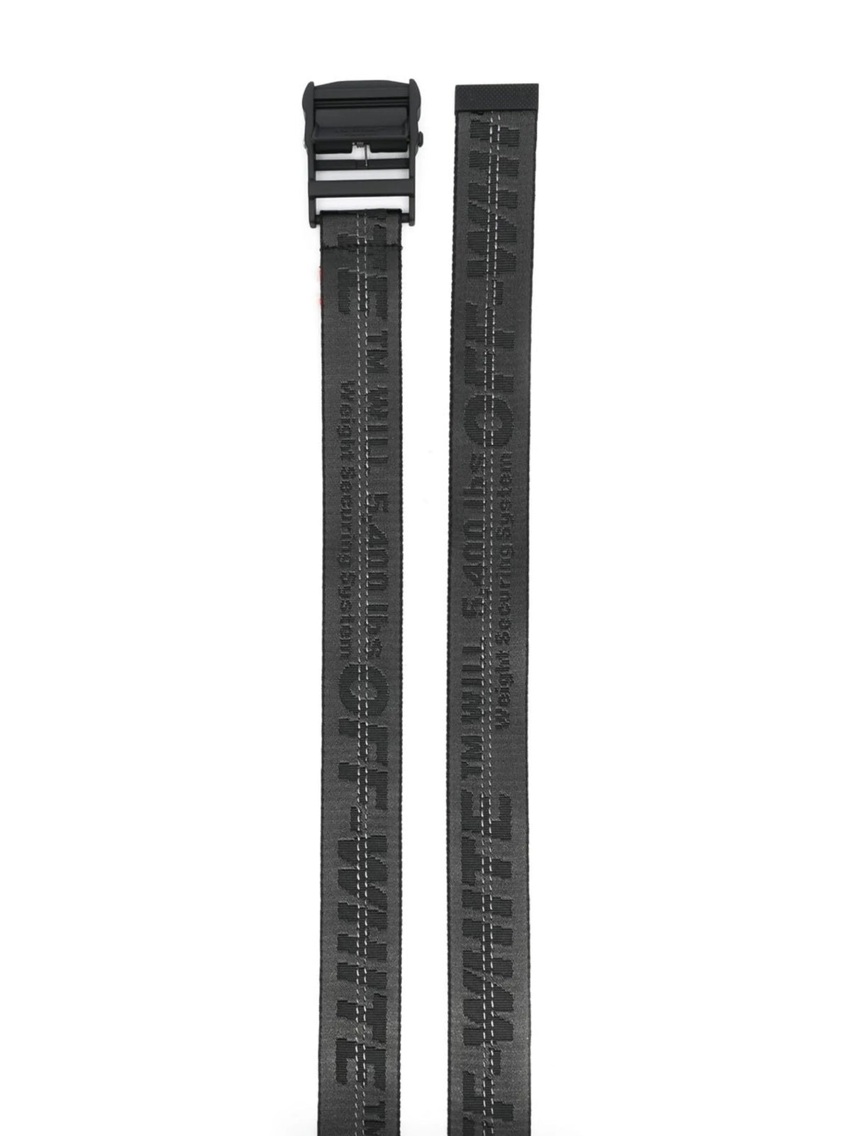Industrial logo-print belt