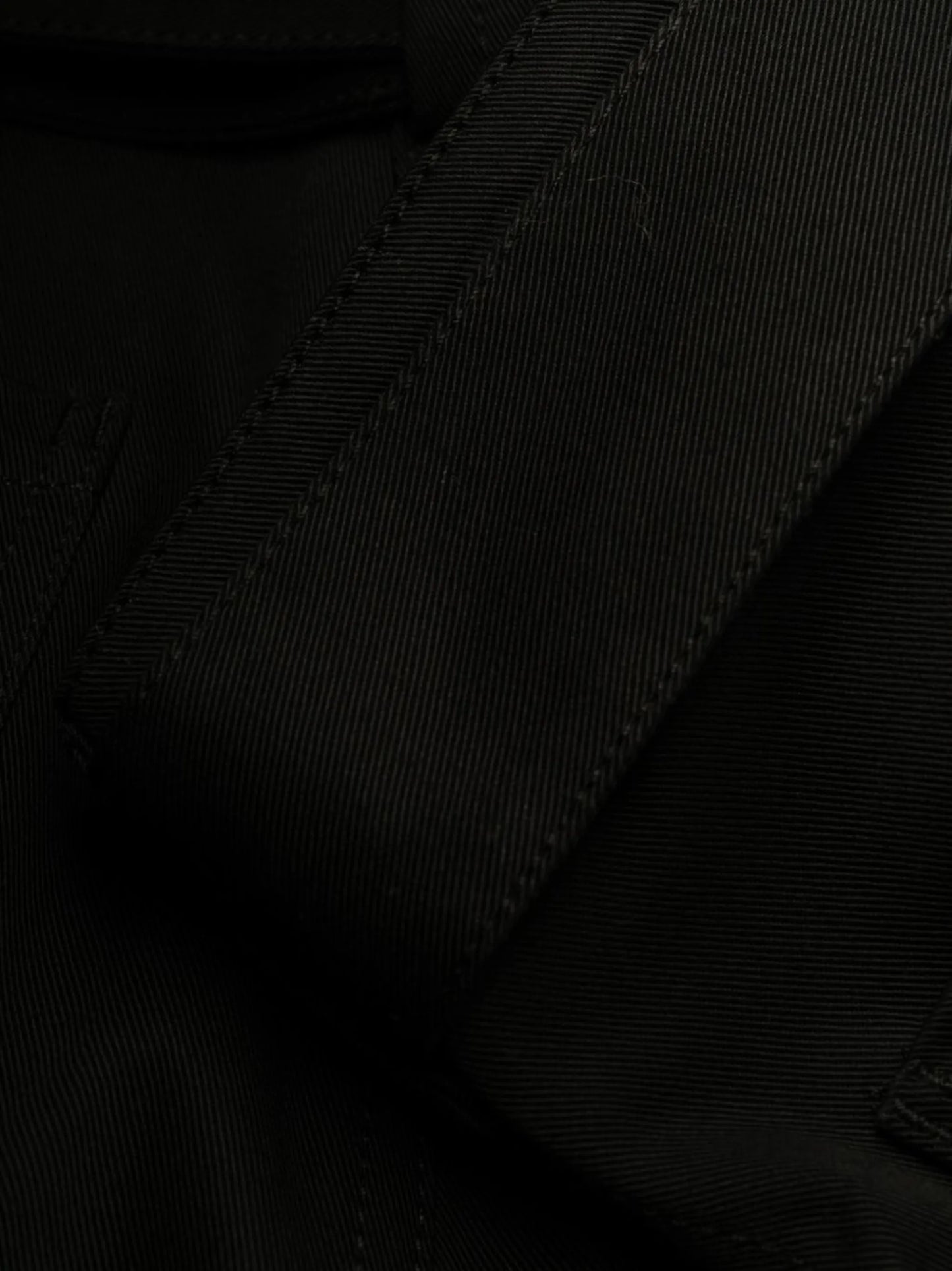 buckled four-pocket straight trousers