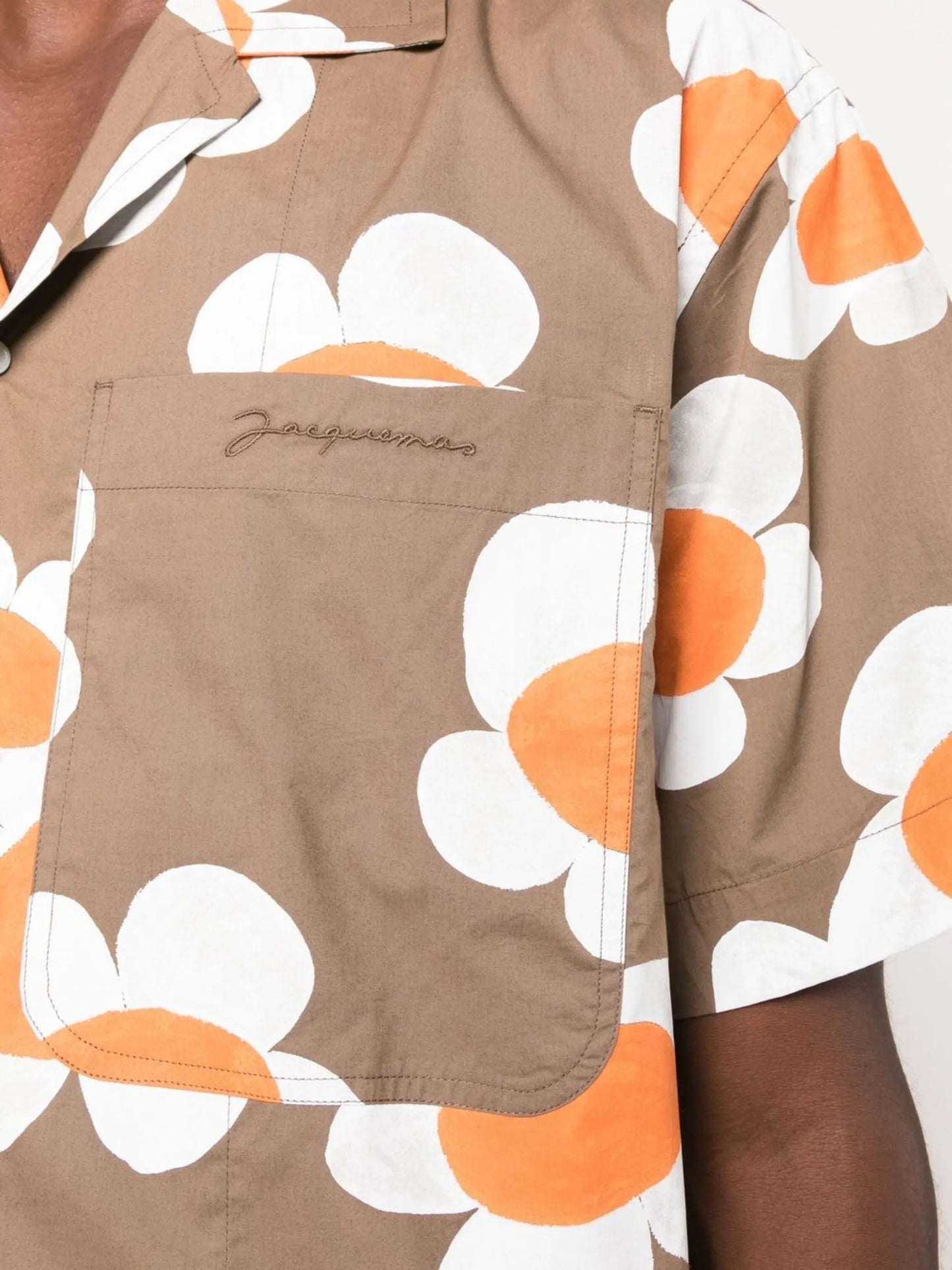 floral-print long-sleeve shirt