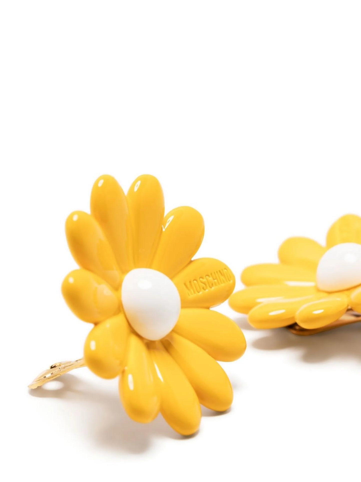 flower clip-on earrings