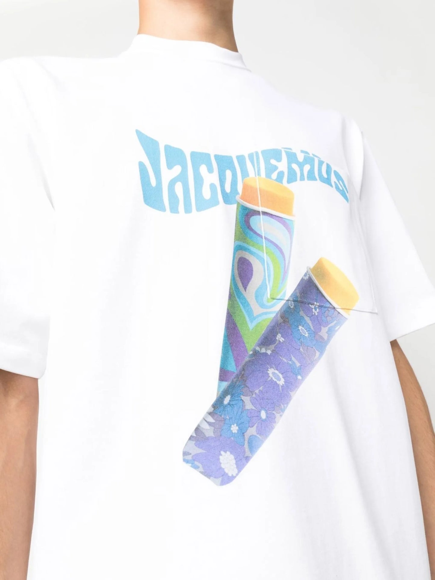 graphic print short-sleeve T-shirt