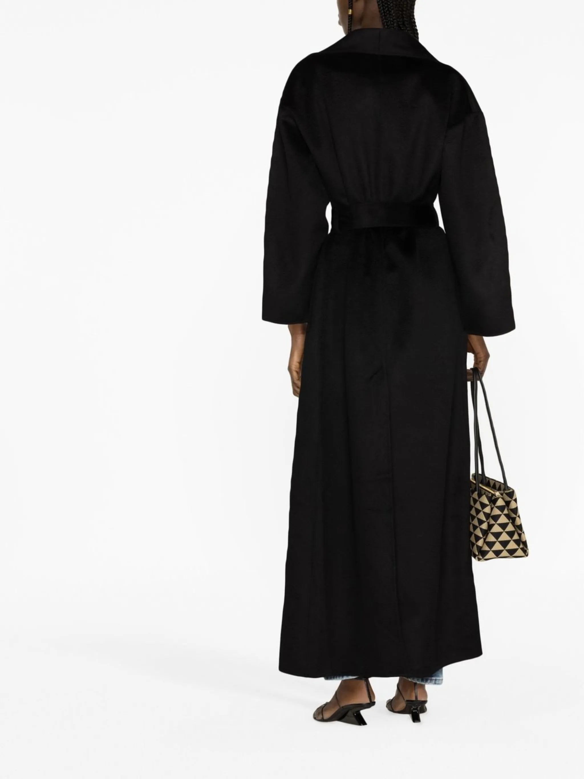 Jore belted-waist coat