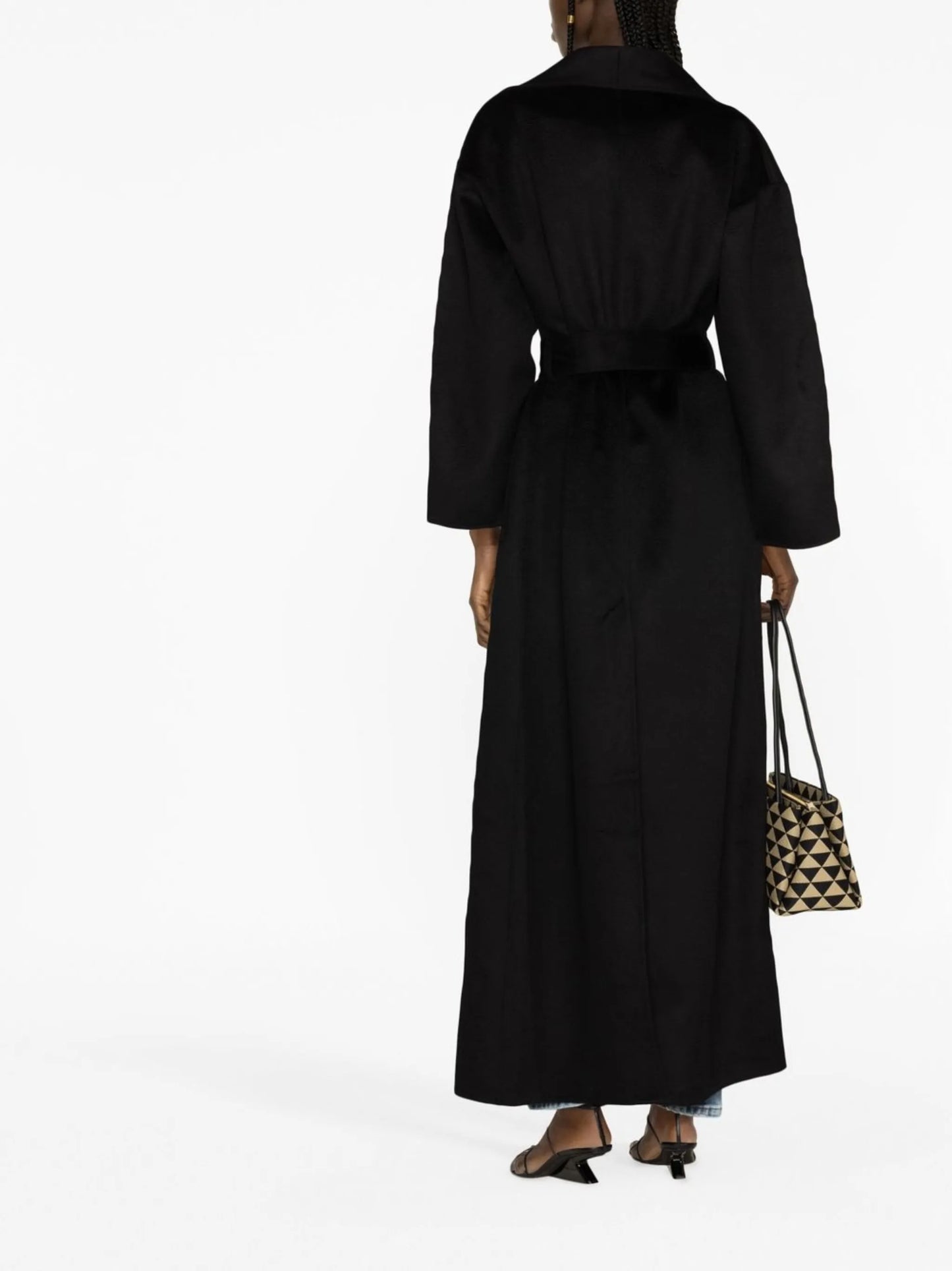 Jore belted-waist coat