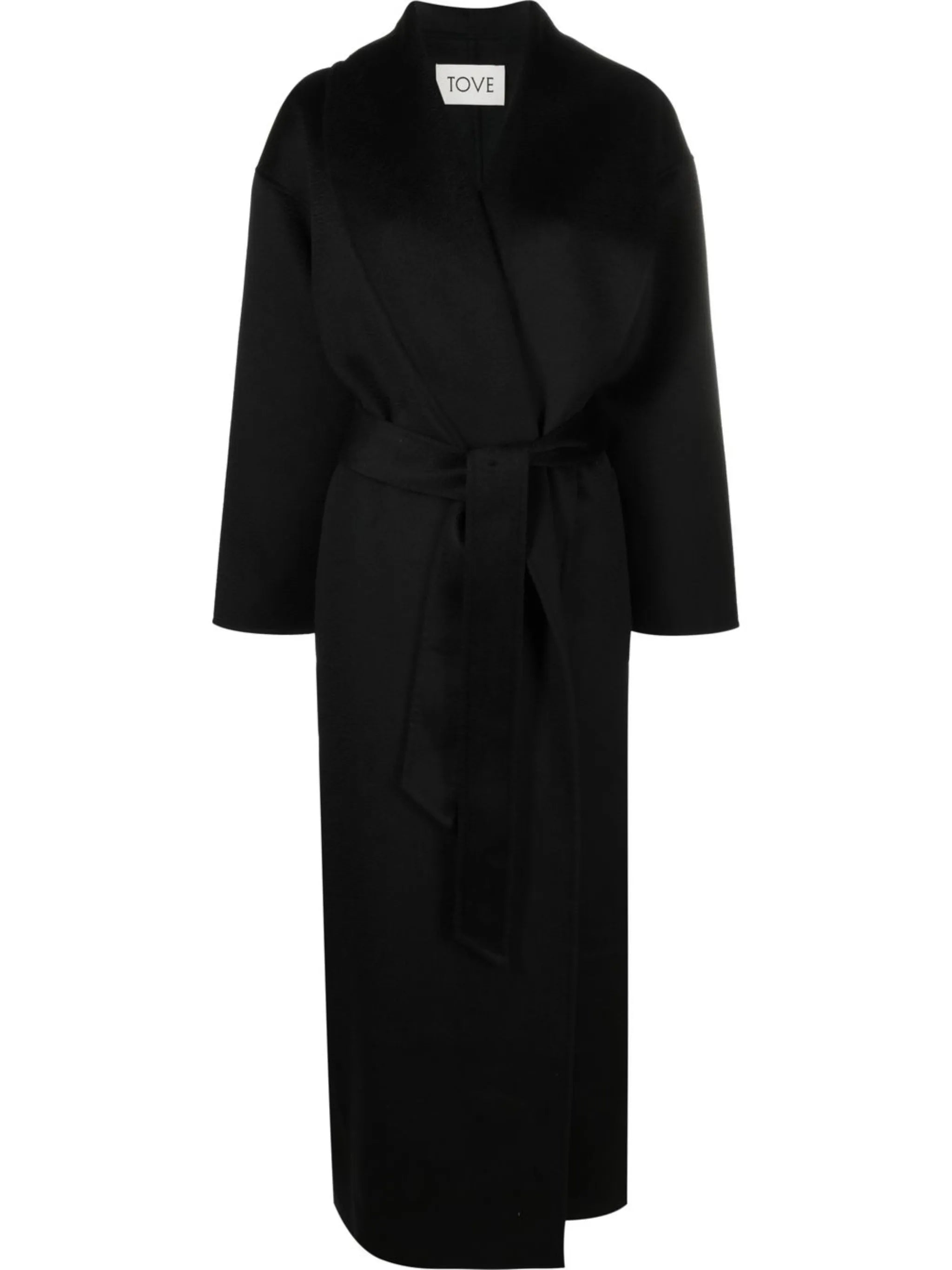 Jore belted-waist coat