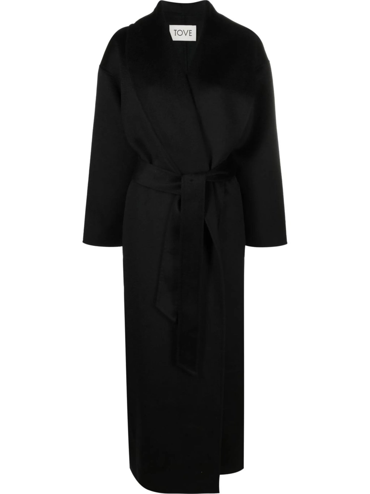 Jore belted-waist coat