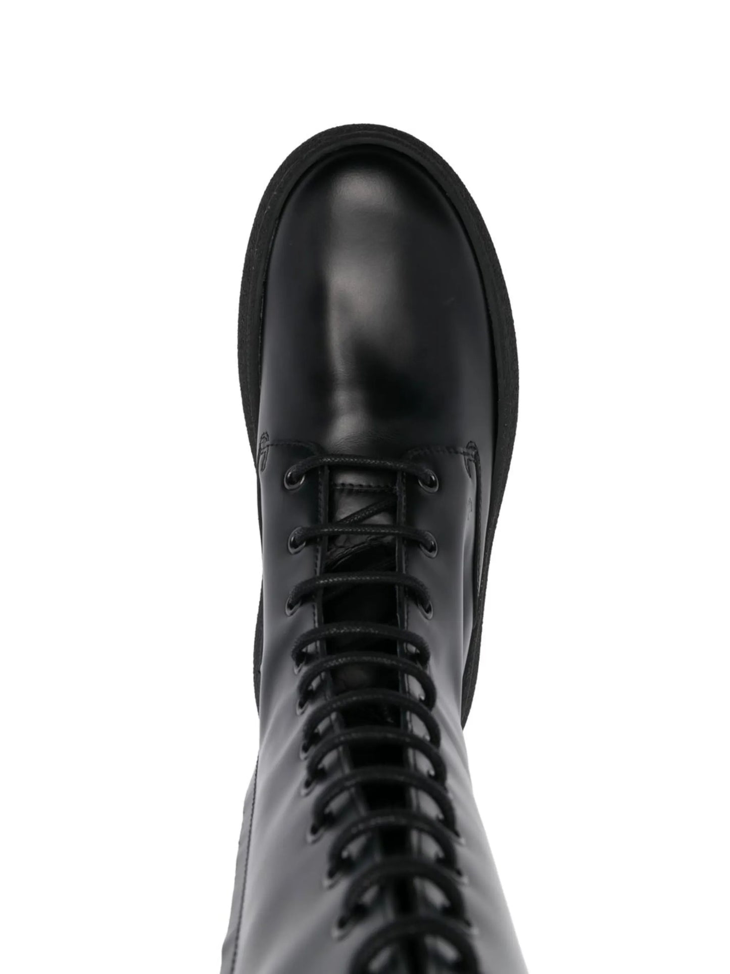 lace-up knee-length boots