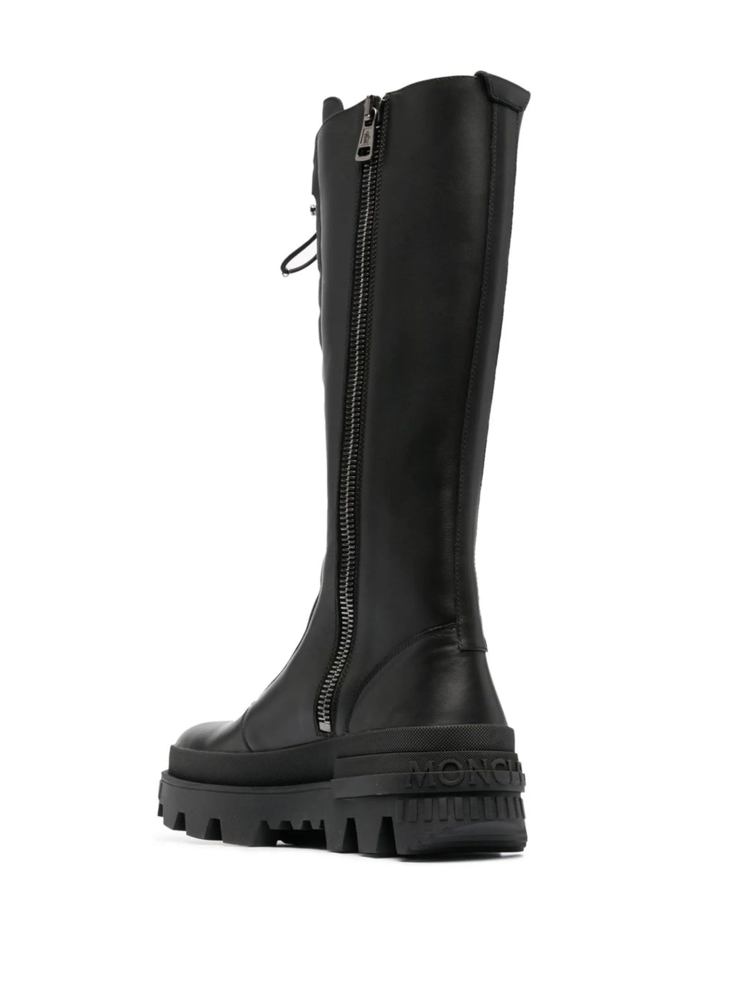 Vail leather elasticated-detail boots