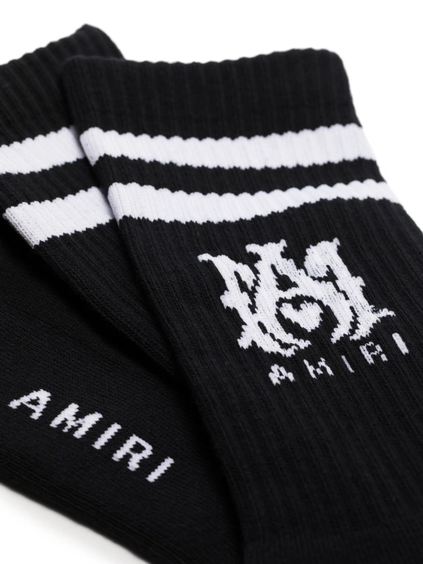 monogram motif socks
