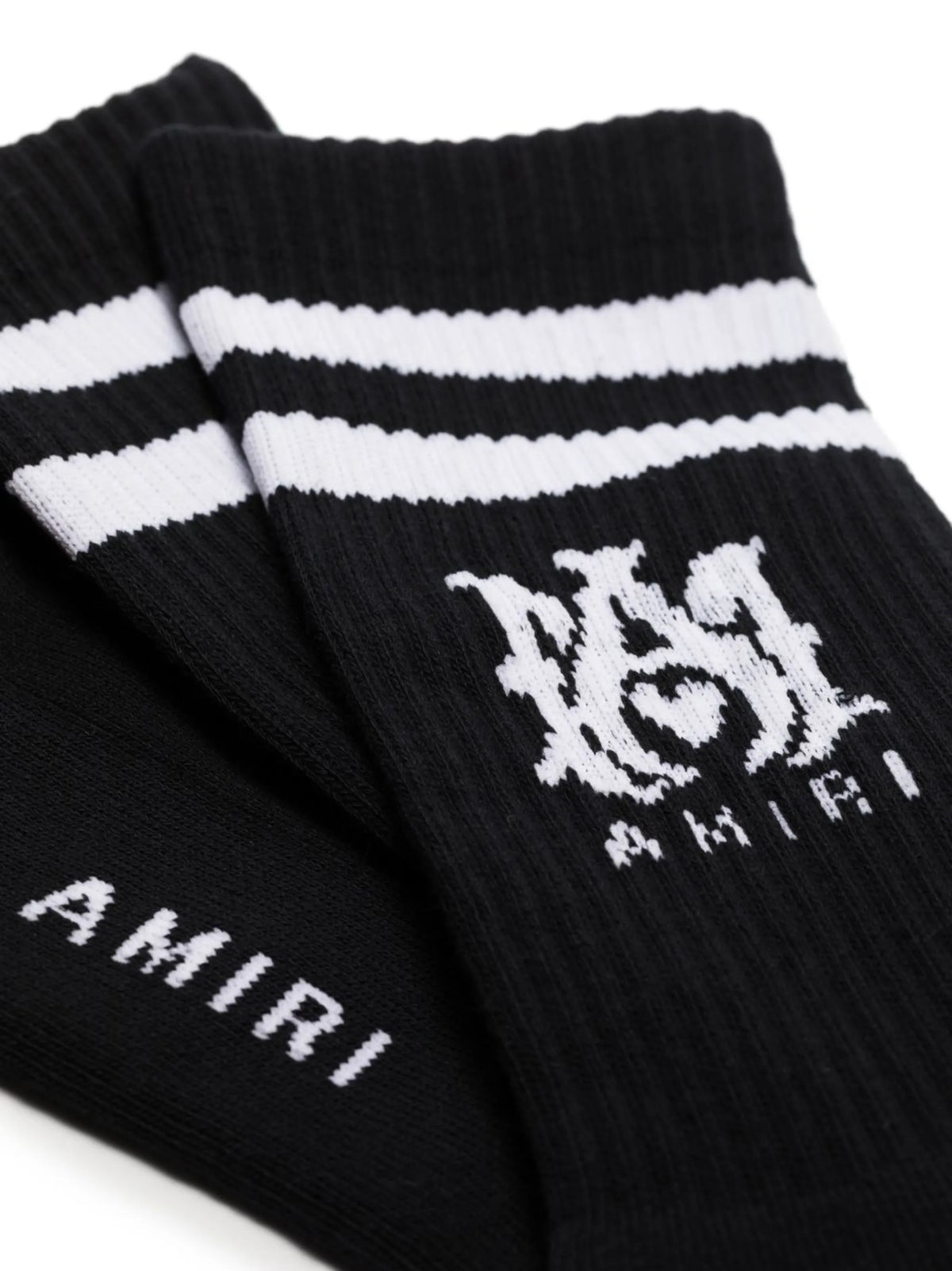 monogram motif socks