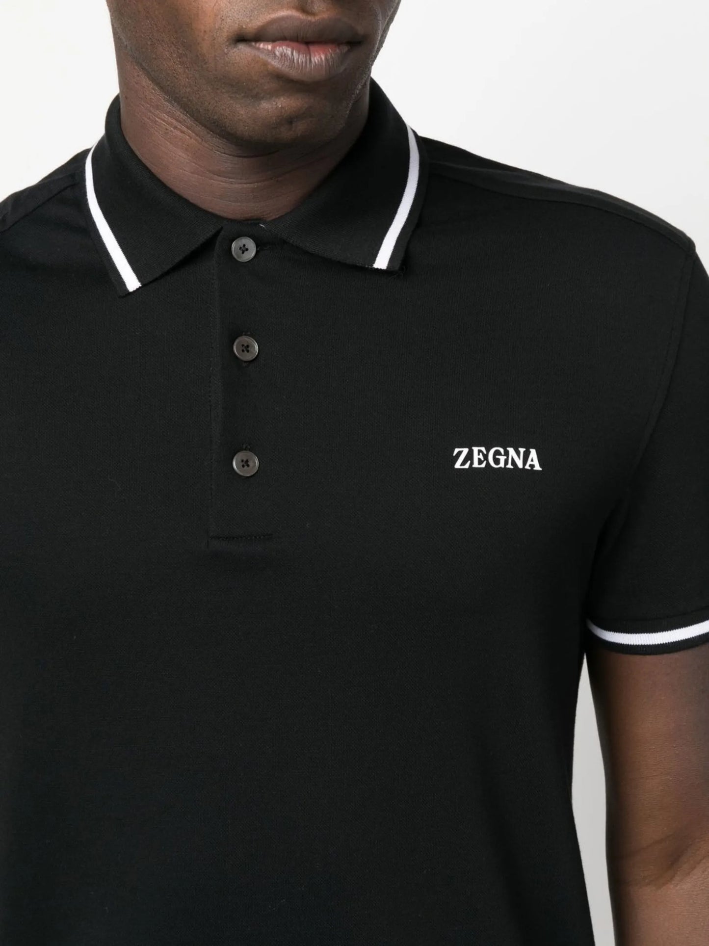 logo-embroidered polo shirt
