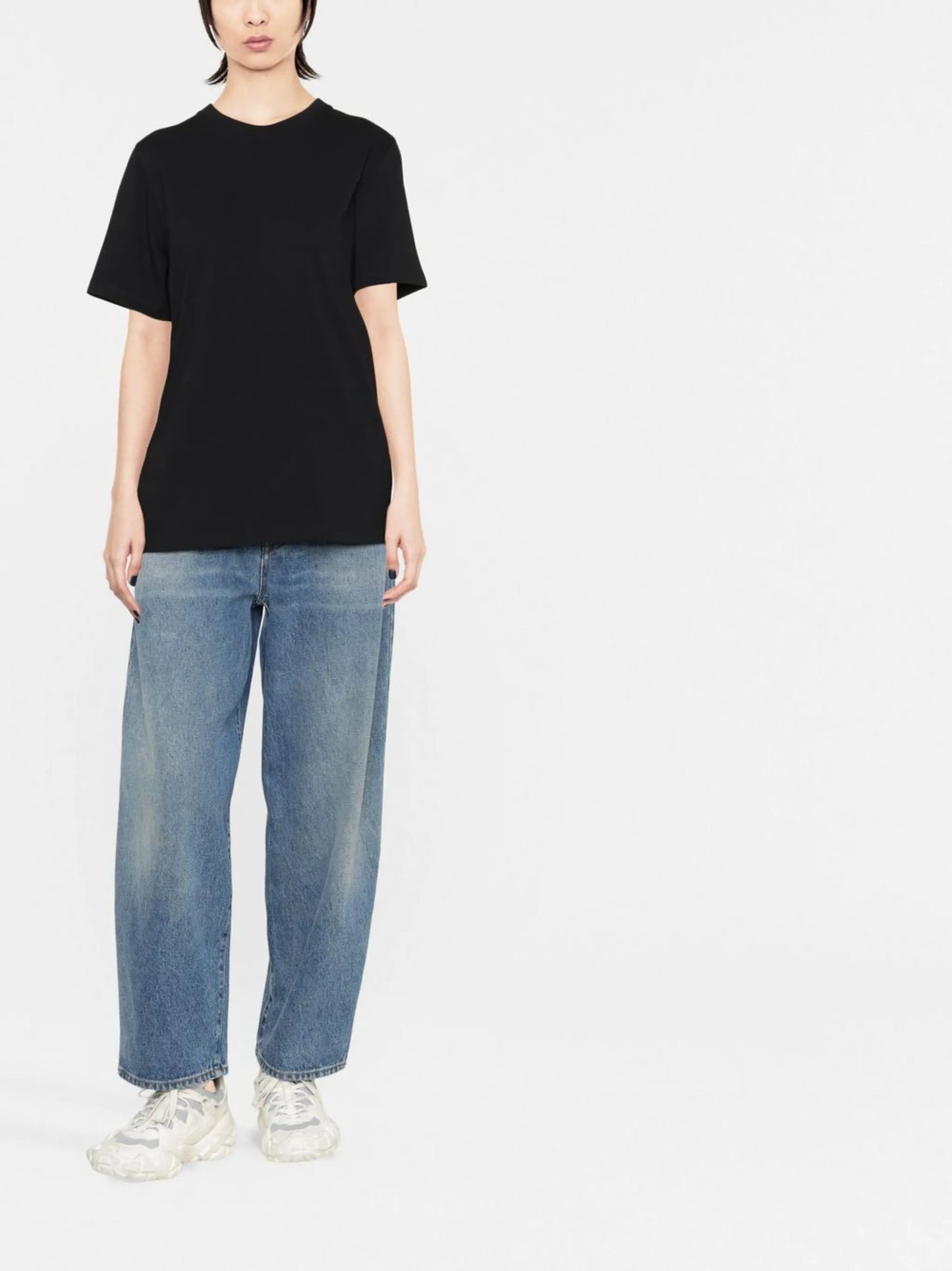 logo-print jersey T-shirt