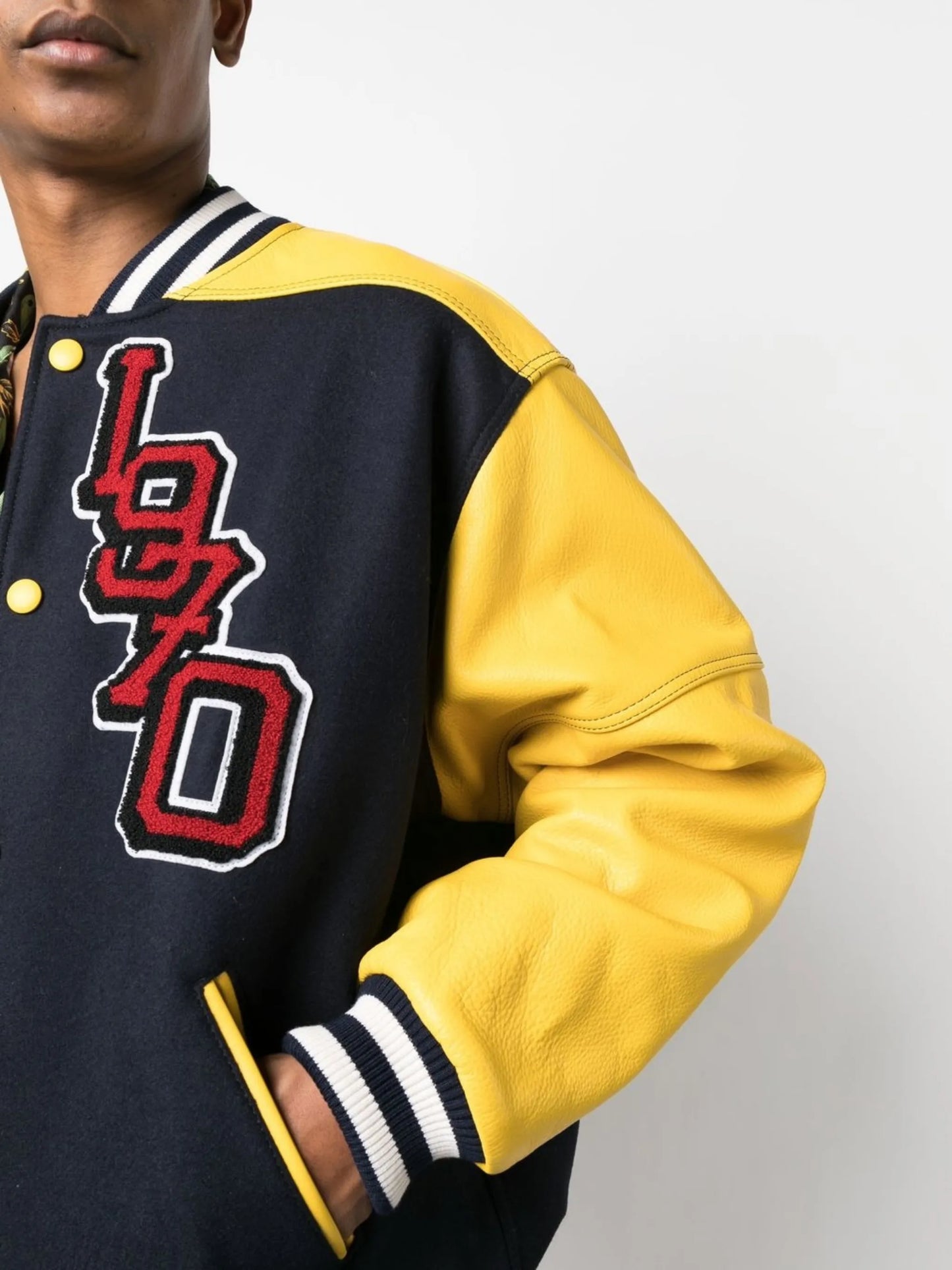 logo-patch varsity jacket